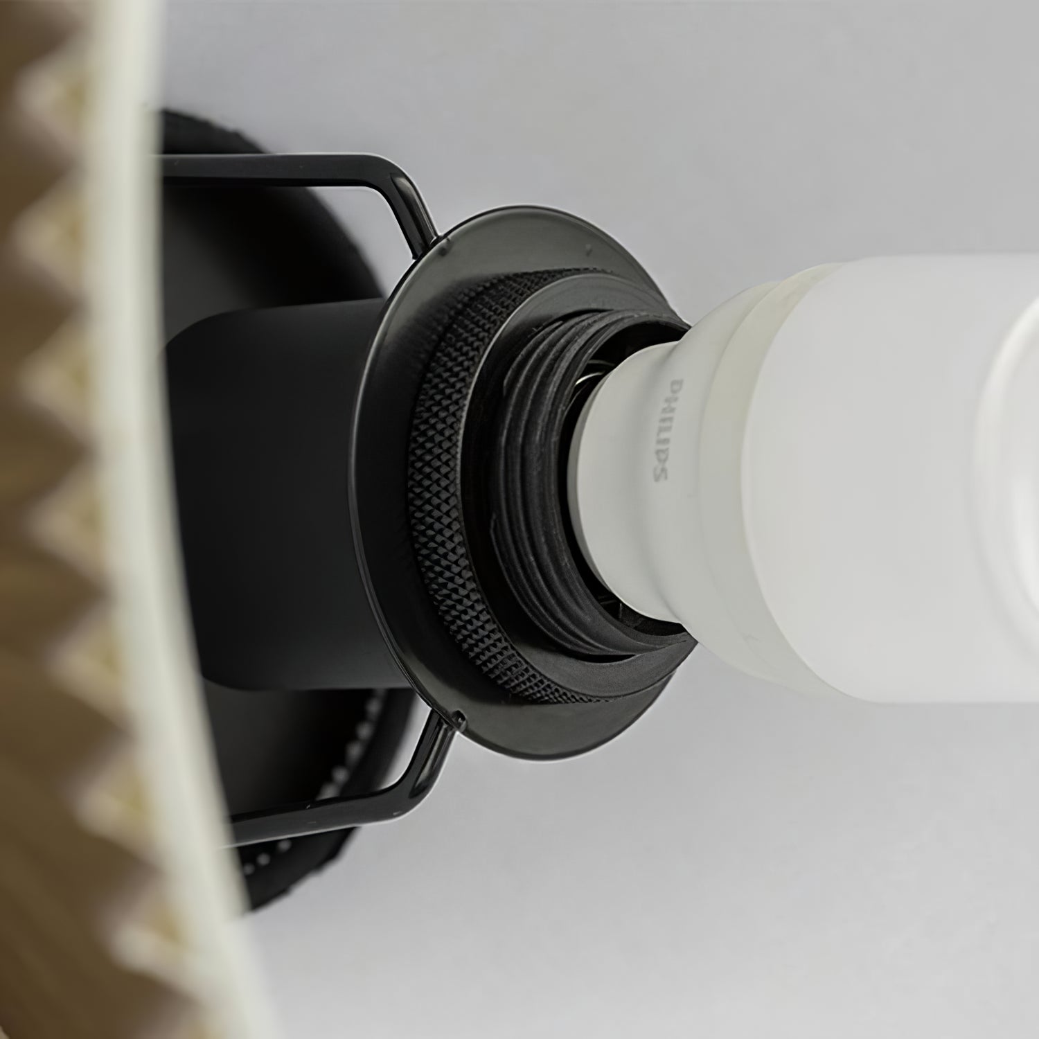 Knell Modern Minimalist Pleated Black Plastic Pendant Lamp - Letslighting