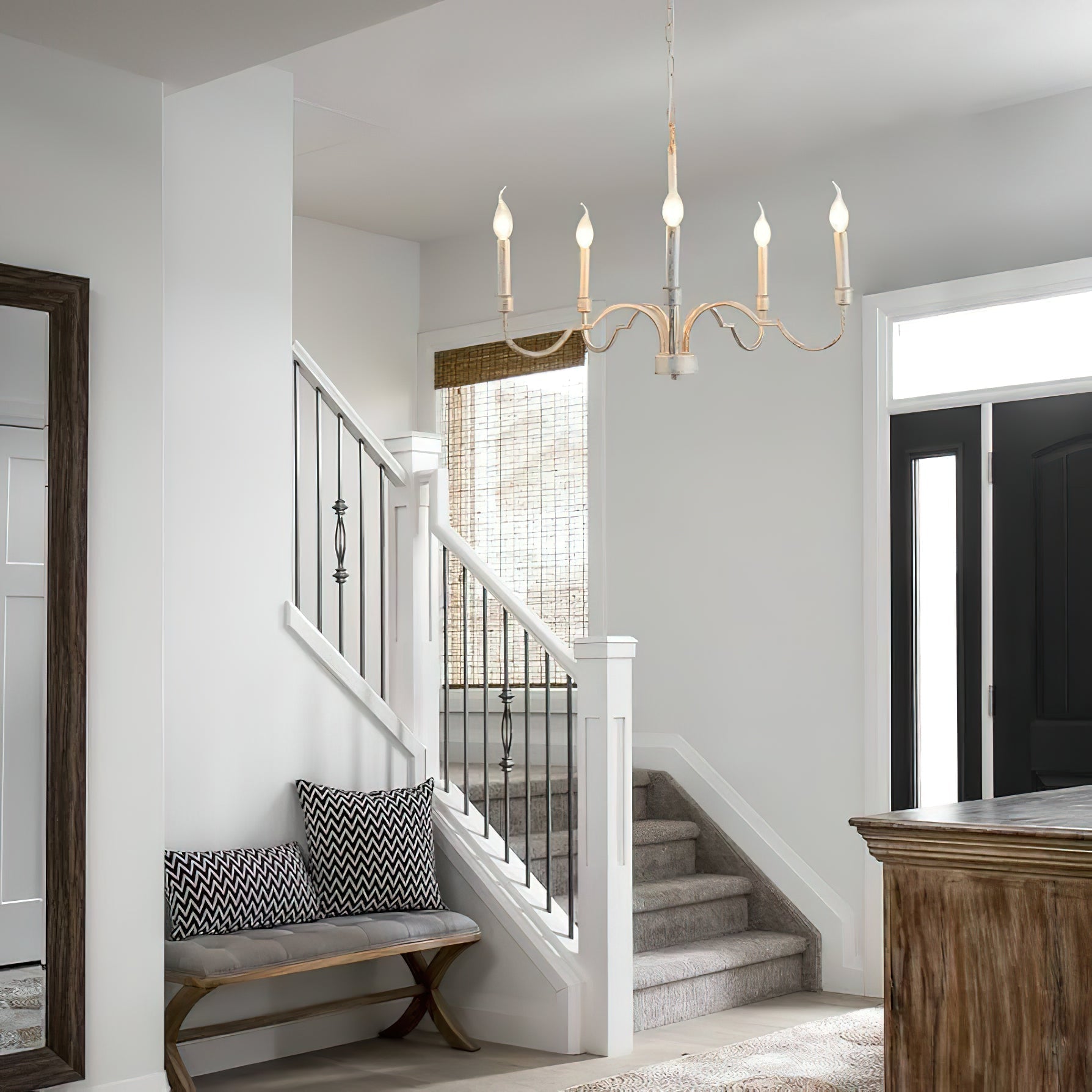 Oval Vintage Industrial Brass Chandelier - Letslighting