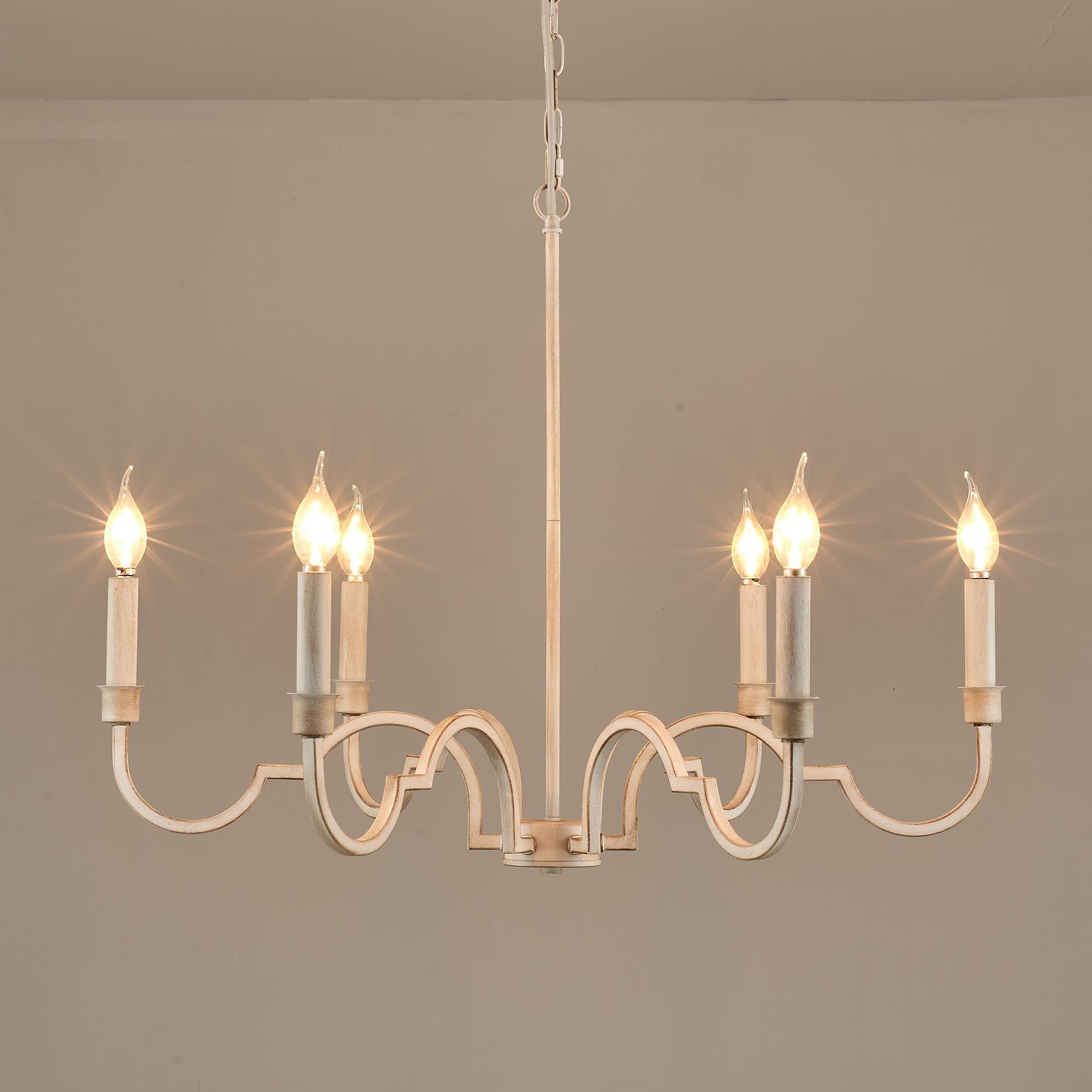 Oval Vintage Industrial Brass Chandelier - Letslighting