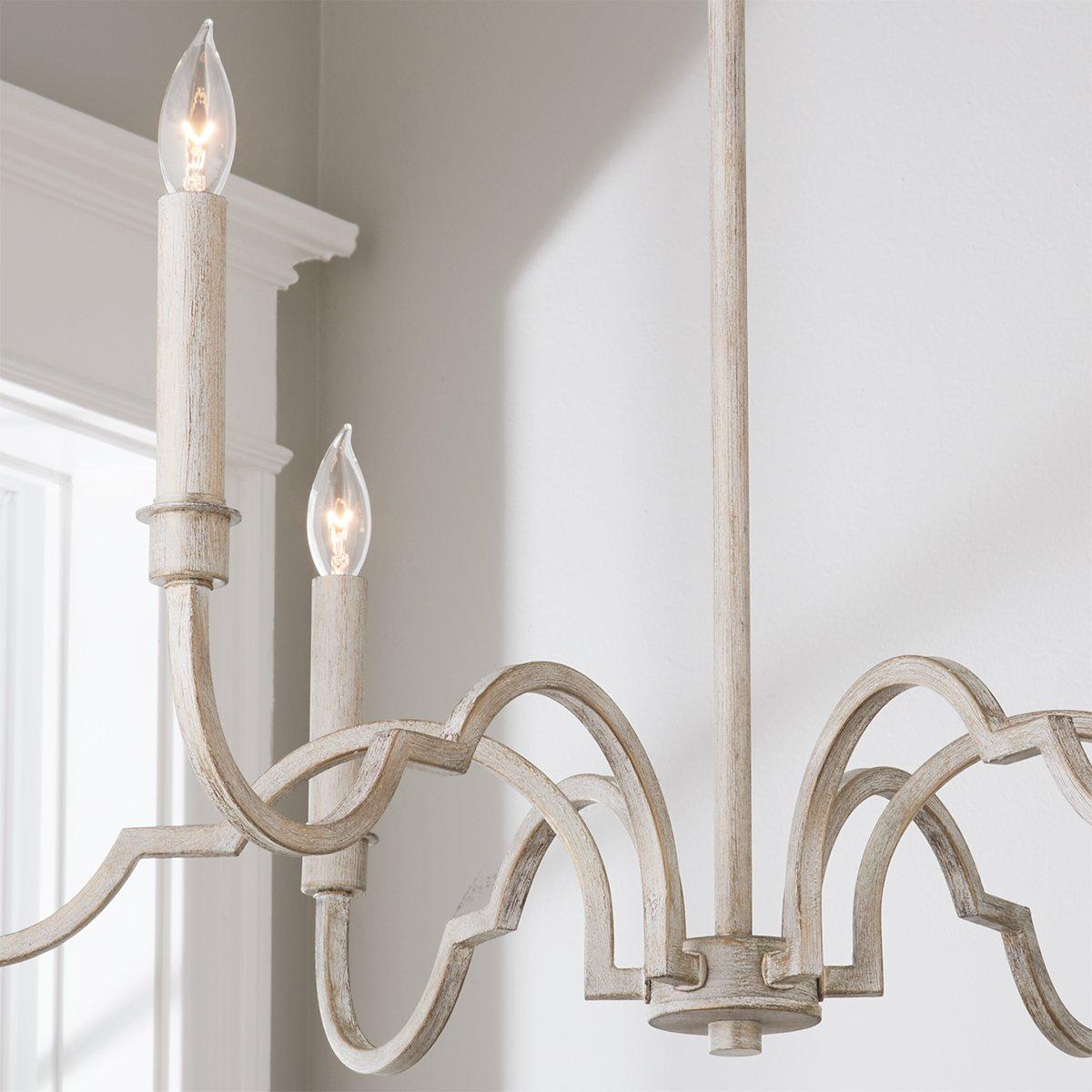 Oval Vintage Industrial Brass Chandelier - Letslighting