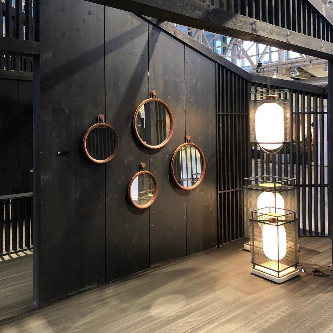 Solara Pendant Lamp Mesh Cylinder Brass Accent Industrial - Letslighting