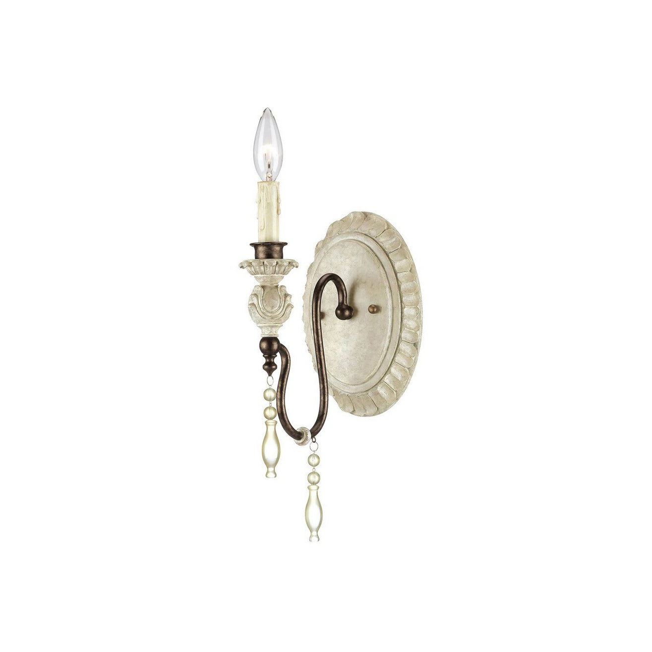 Quell Vintage Industrial Antique Wood Wall Lamp - Letslighting