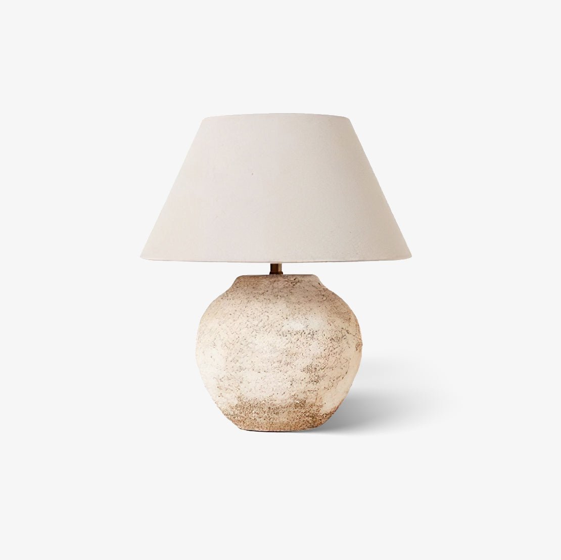 Solara Table Lamp Desert Sand Ceramic Base - Letslighting