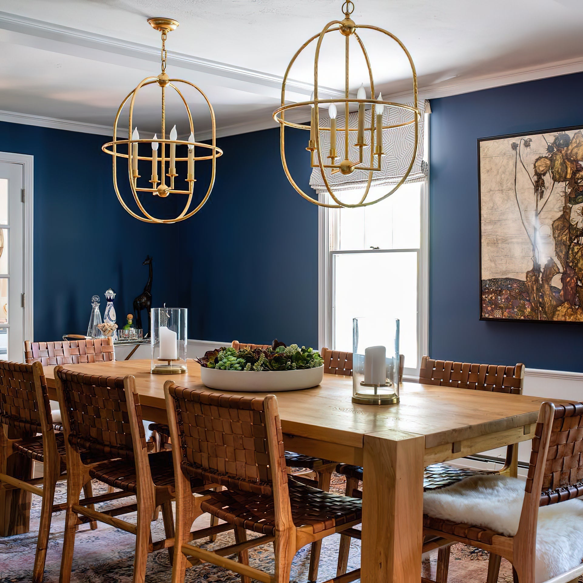 Sylph Vintage Industrial Open Brass Pendant Lamp - Letslighting