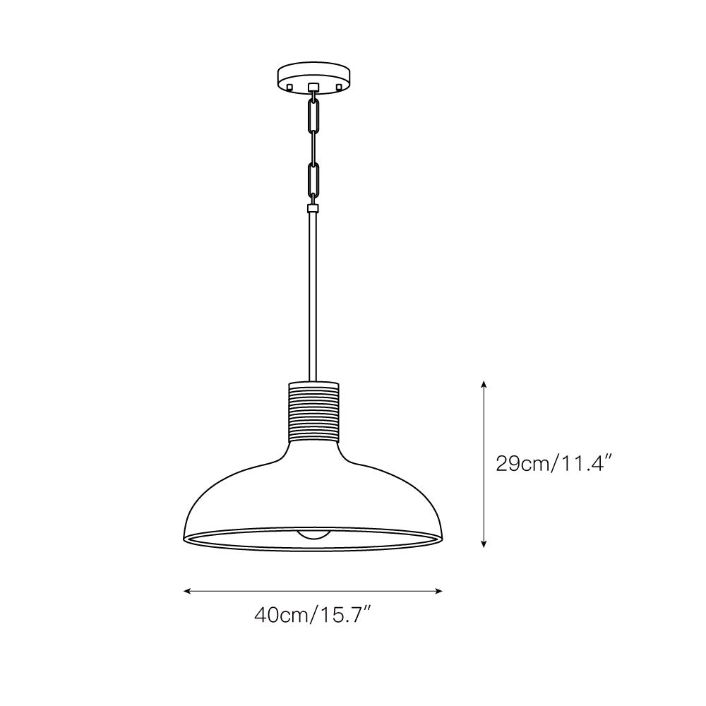Tweak Modern Minimalist Brown Metal Pendant Lamp - Letslighting