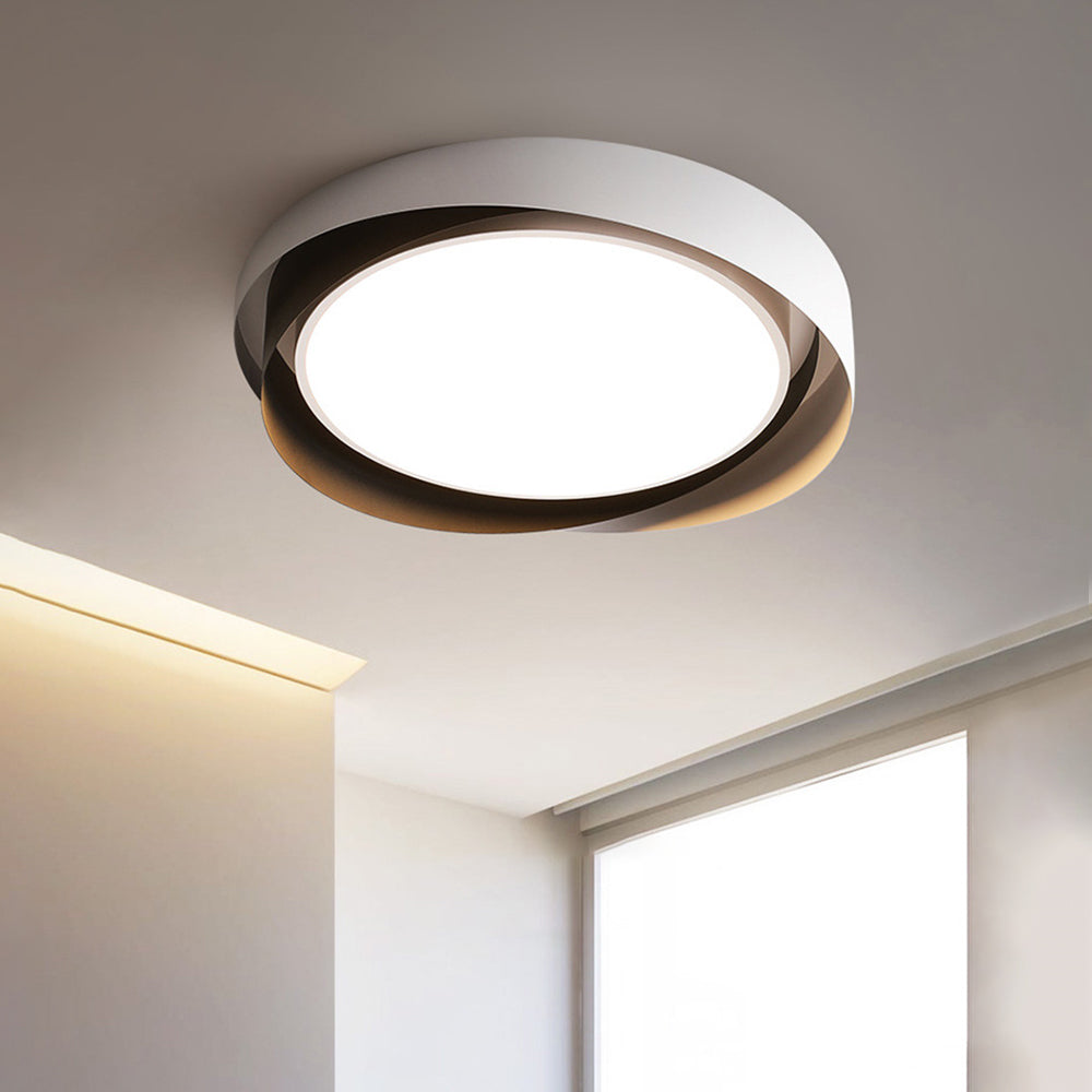 Arisha Modern Geometric Acrylic Flush Mount Ceiling Light - Letslighting