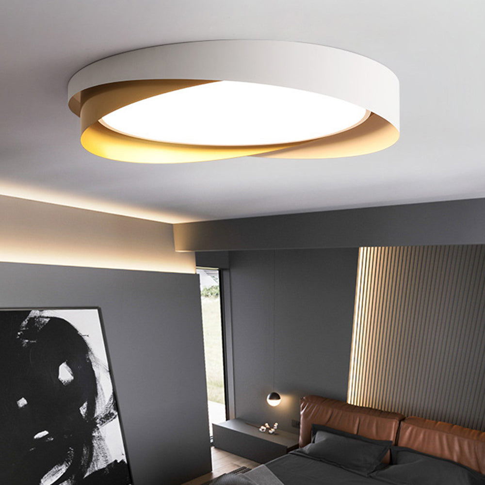 Arisha Modern Geometric Acrylic Flush Mount Ceiling Light - Letslighting