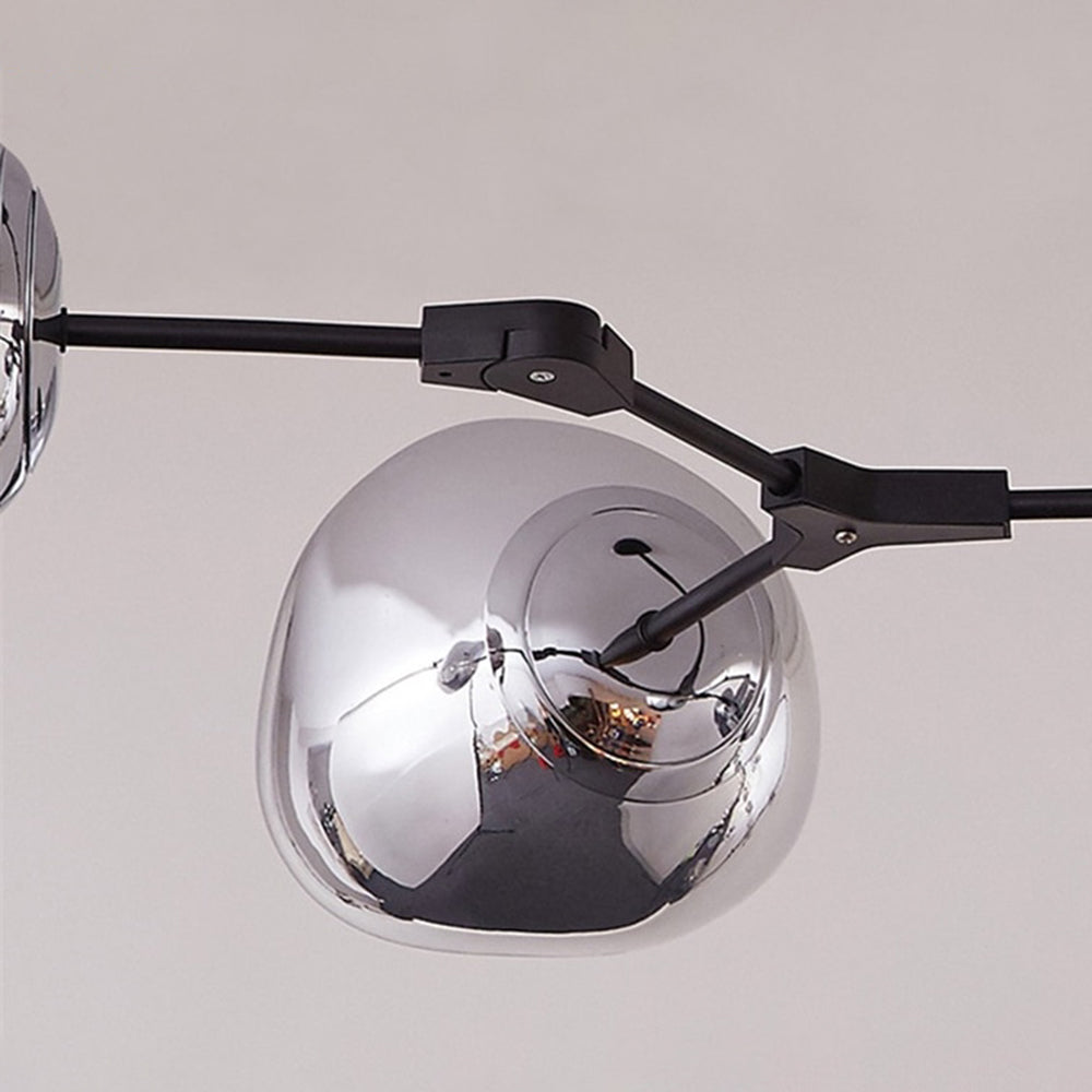 Valentina Modern Globe Lava 3 Pendant Light Fixture 3/6/8 Head - Letslighting