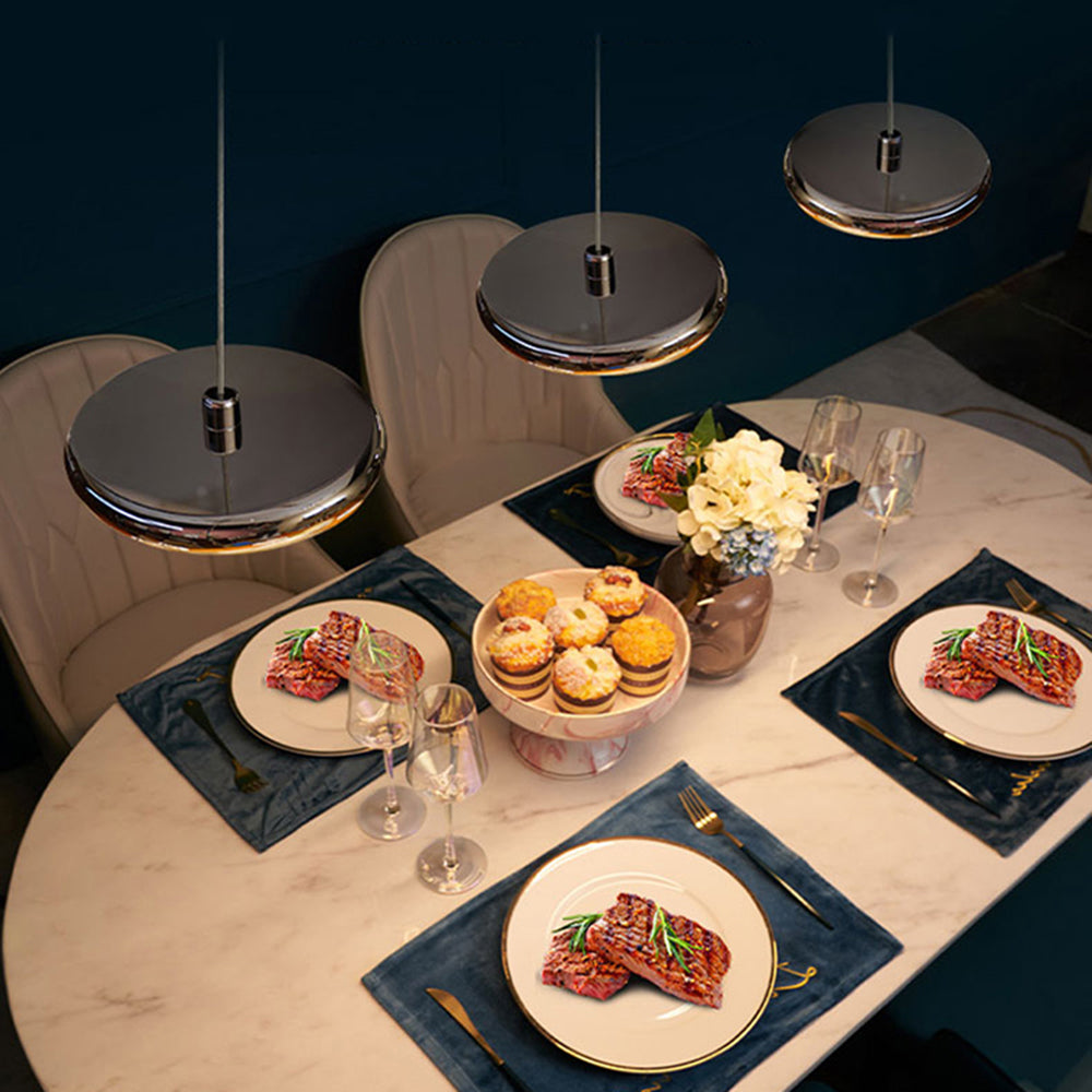 Arisha Minimalist Circular Pendant Light - Letslighting