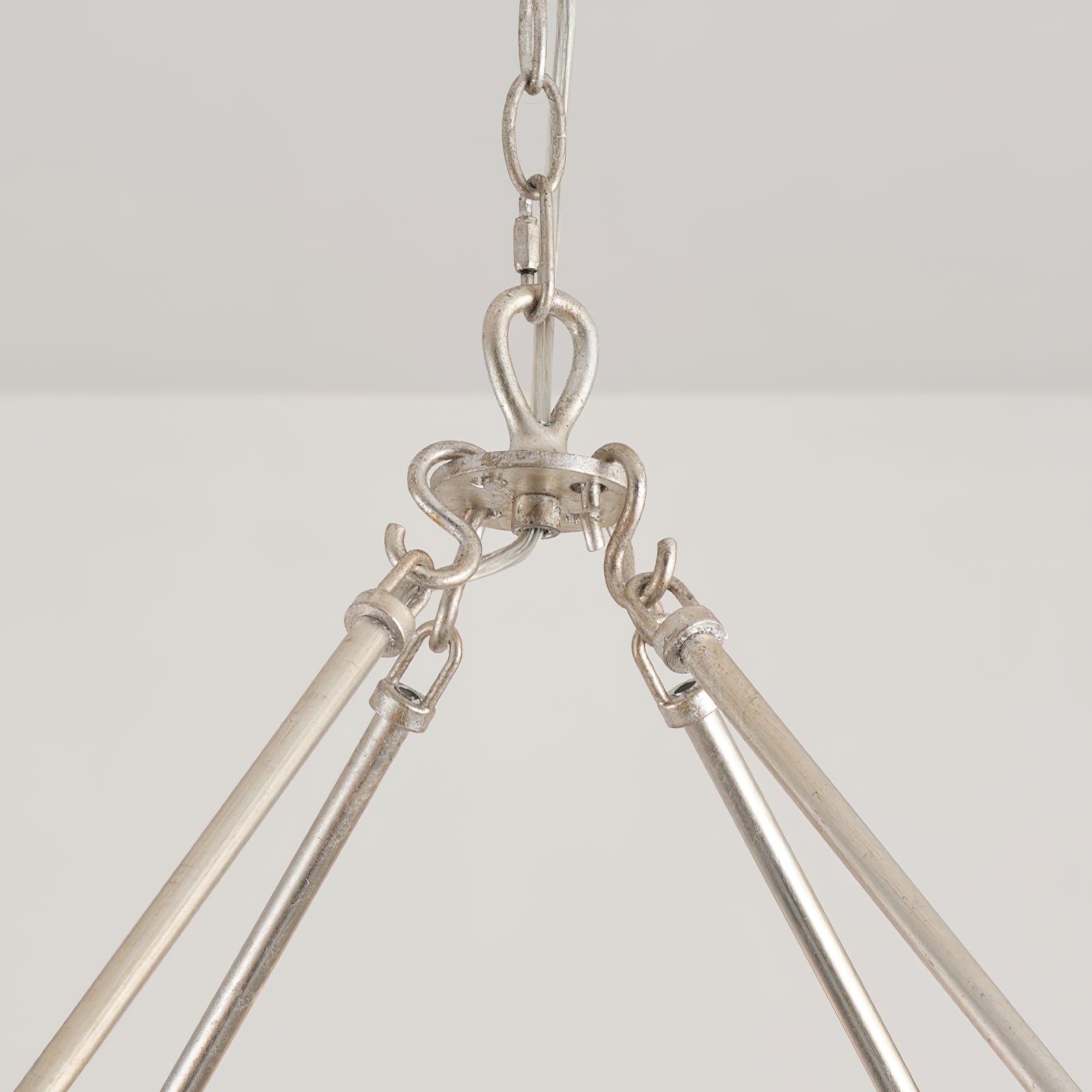 Unite Vintage Industrial Round Gold Chandelier - Letslighting