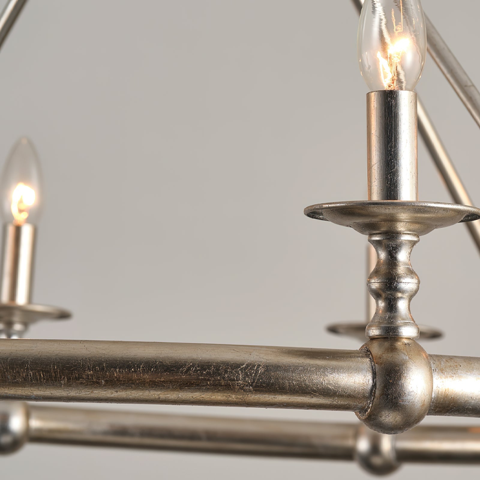 Unite Vintage Industrial Round Gold Chandelier - Letslighting