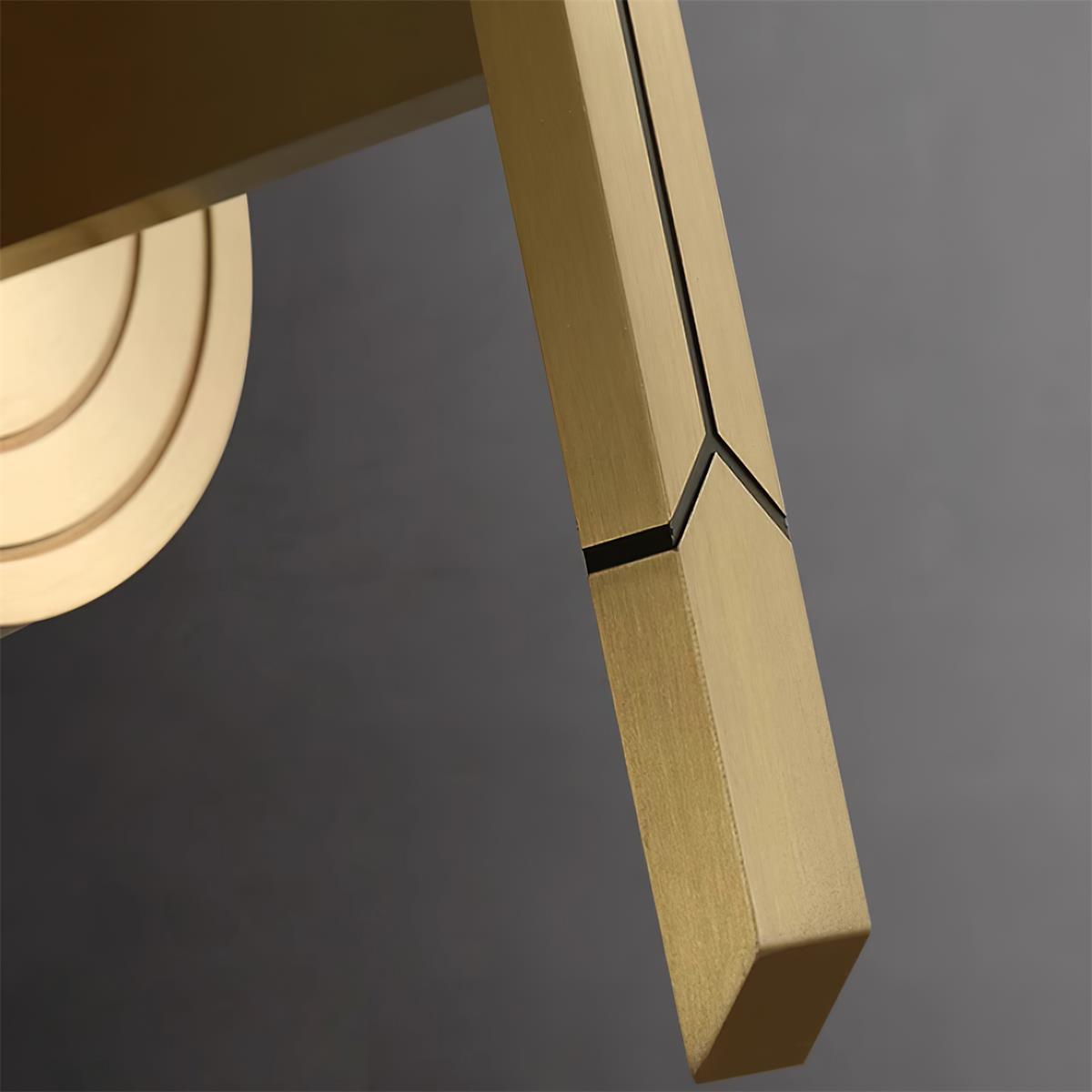 Lustra Wall Light Brass Crystal Elegant - Letslighting