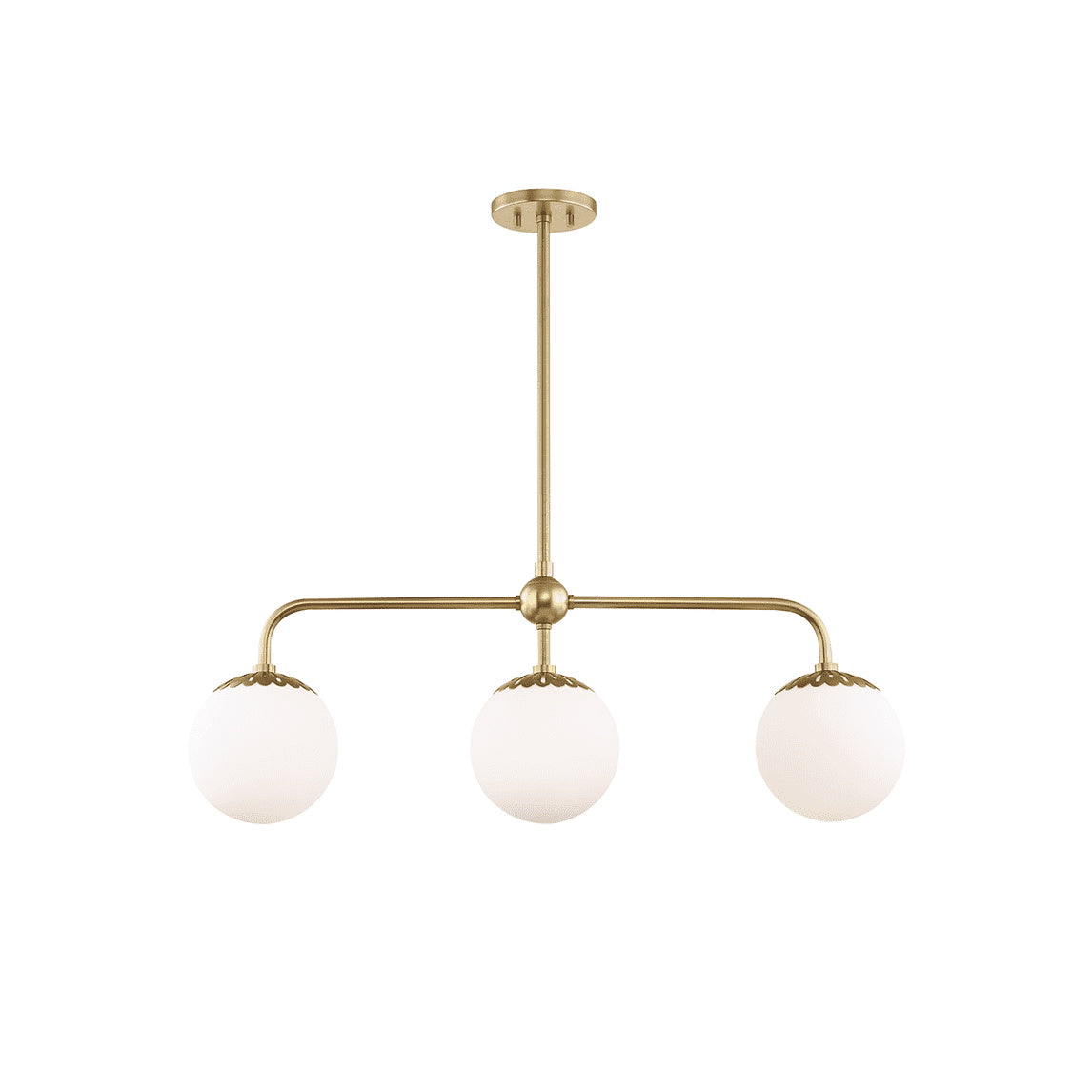 Yare Modern Minimalist Globe Chrome Glass Pendant Lamp - Letslighting
