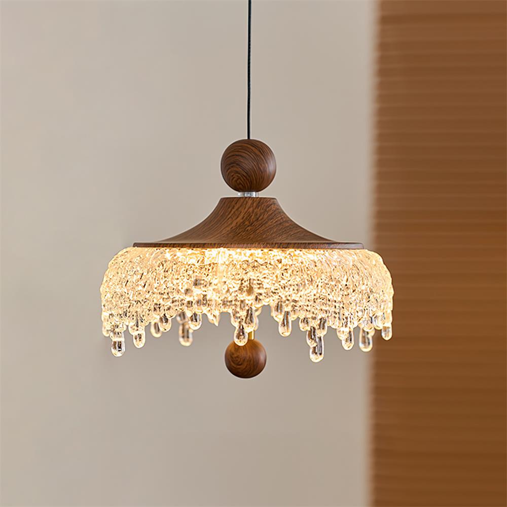 Dewdrop Pendant Lamp Rustic Crystalline Elegance - Letslighting
