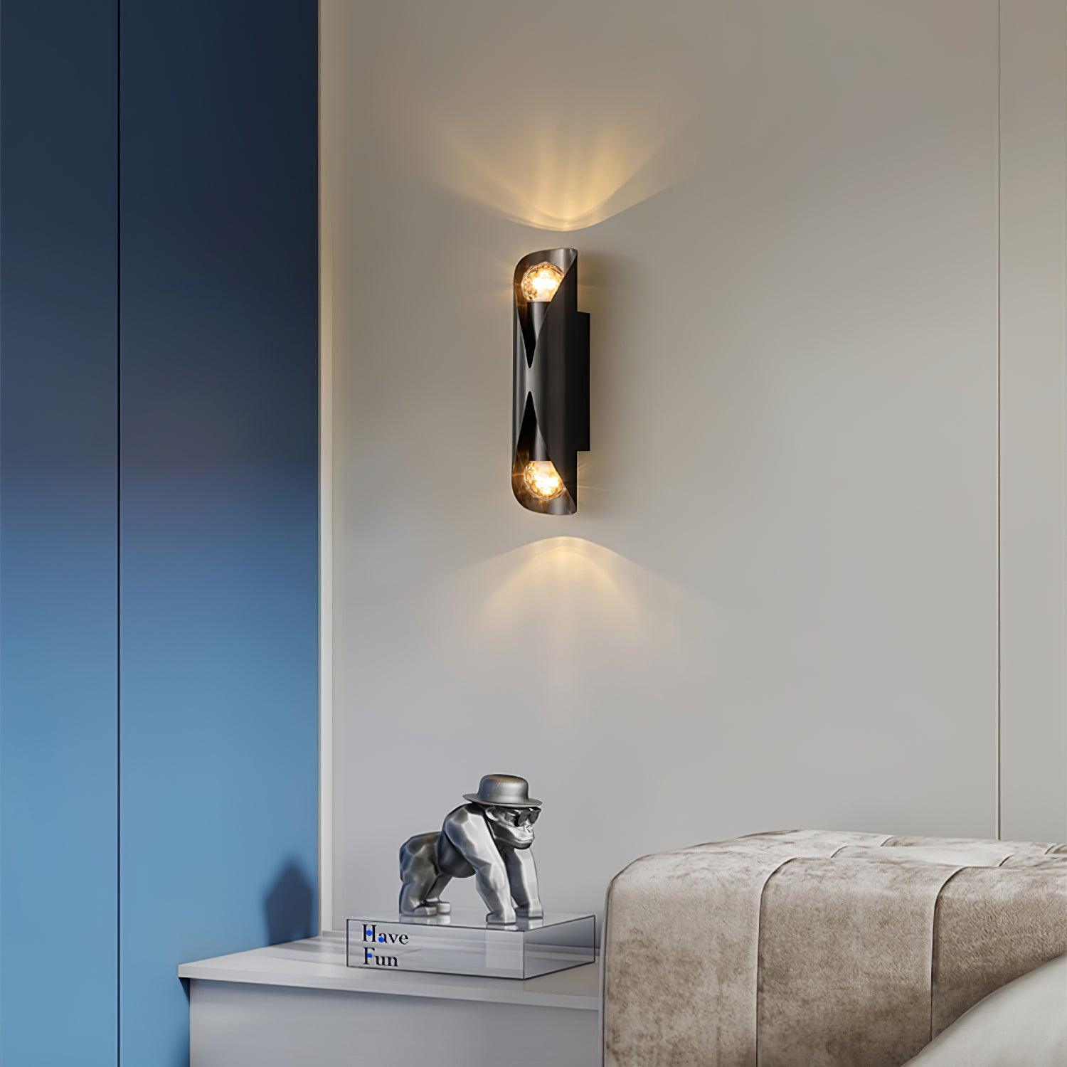 Avynila Modern Minimalist Diamonds Brass Wall Lamp - Letslighting