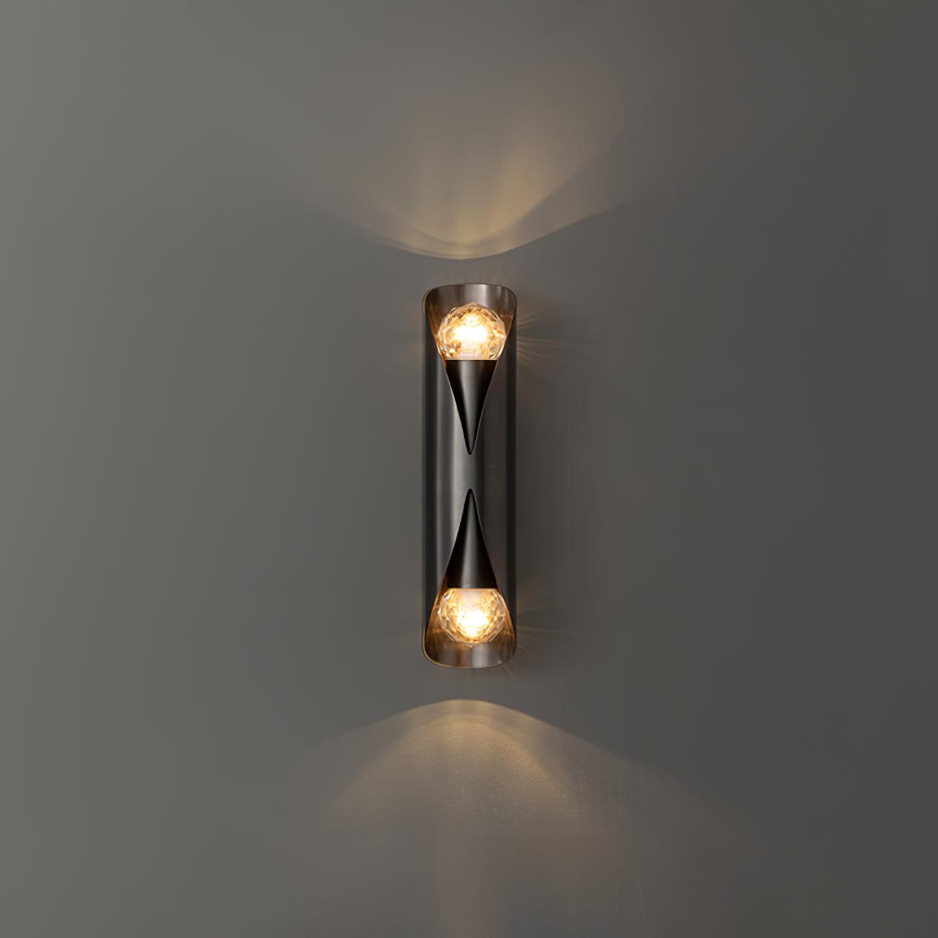 Avynila Modern Minimalist Diamonds Brass Wall Lamp - Letslighting