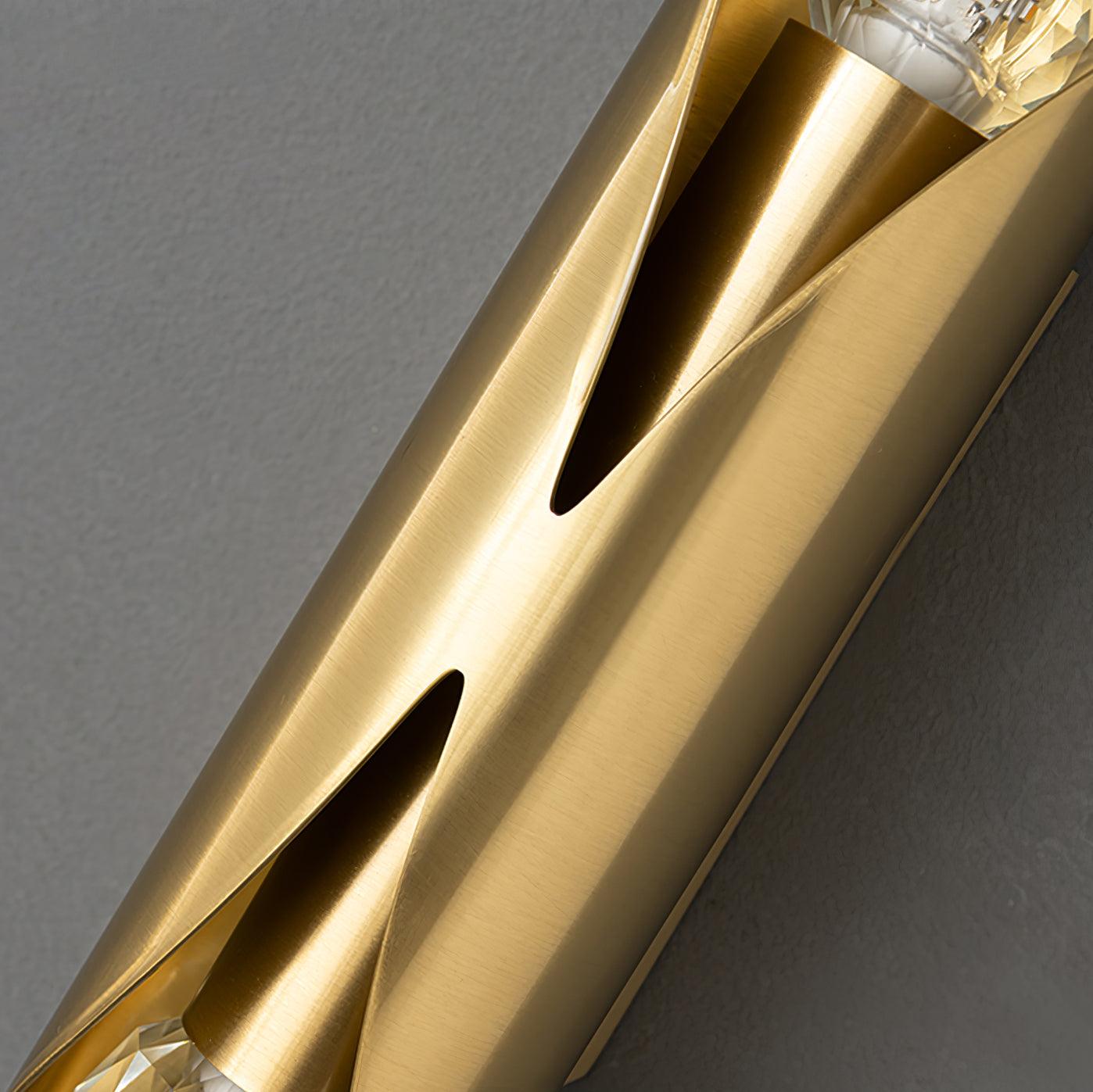 Avynila Modern Minimalist Diamonds Brass Wall Lamp - Letslighting