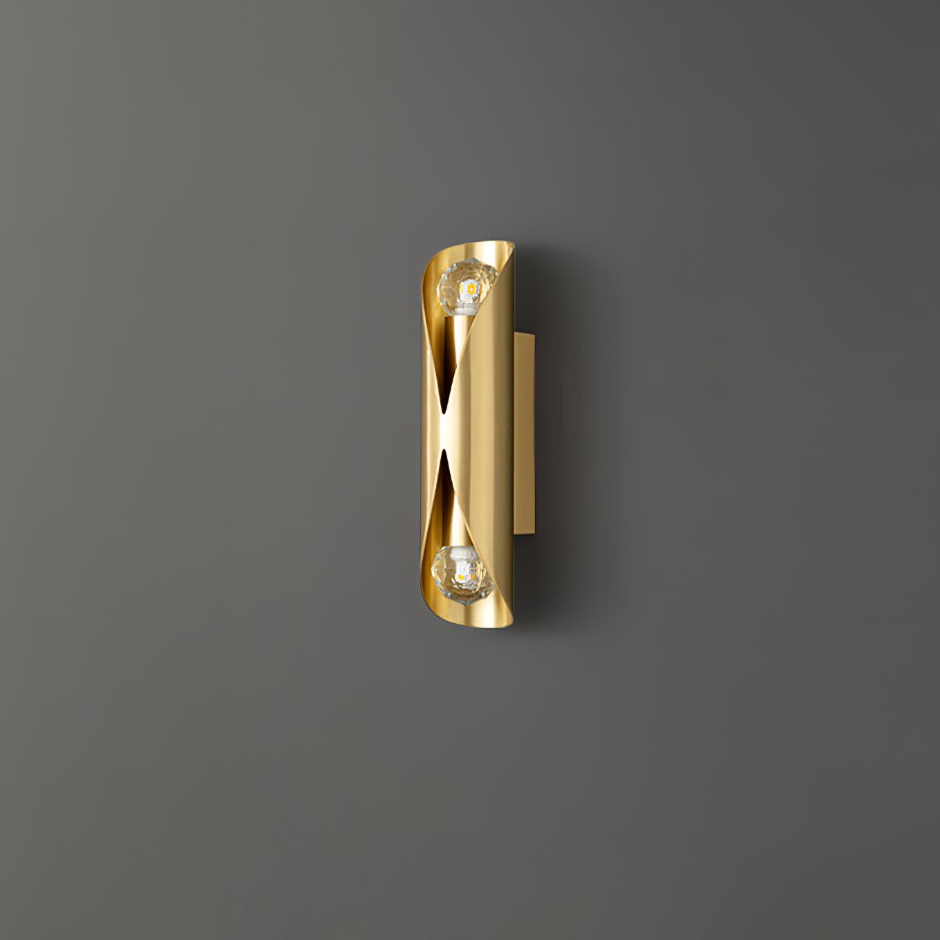 Avynila Modern Minimalist Diamonds Brass Wall Lamp - Letslighting