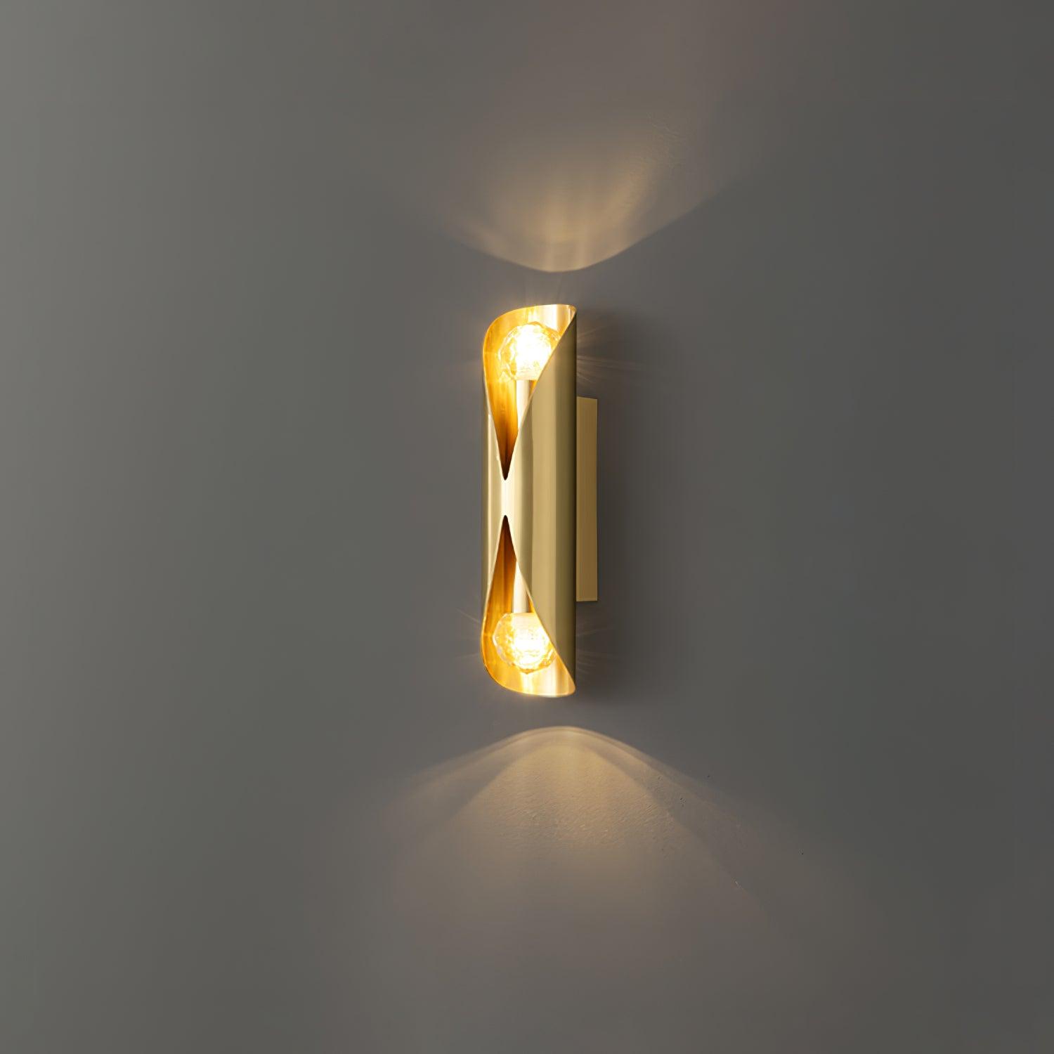 Avynila Modern Minimalist Diamonds Brass Wall Lamp - Letslighting