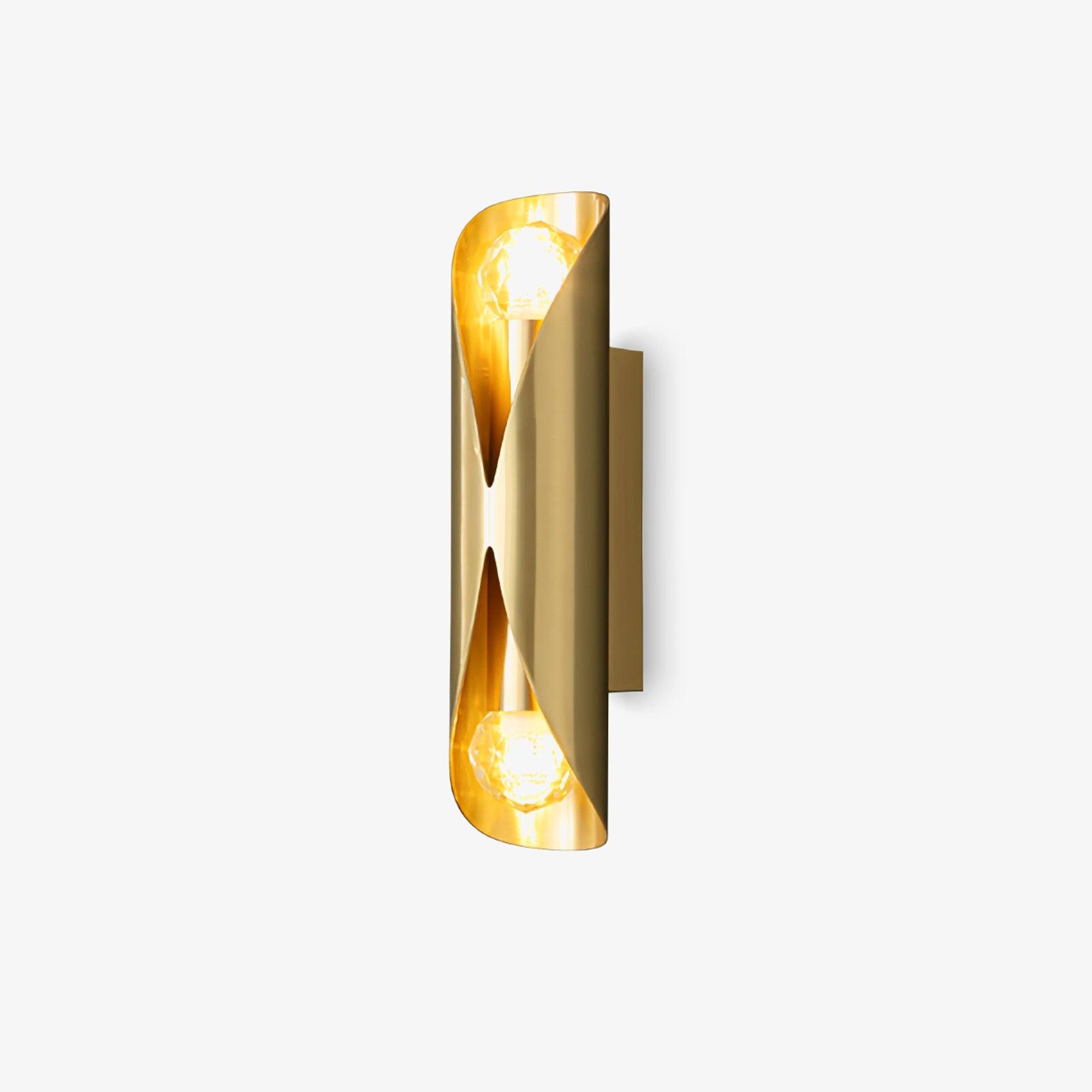 Avynila Modern Minimalist Diamonds Brass Wall Lamp - Letslighting
