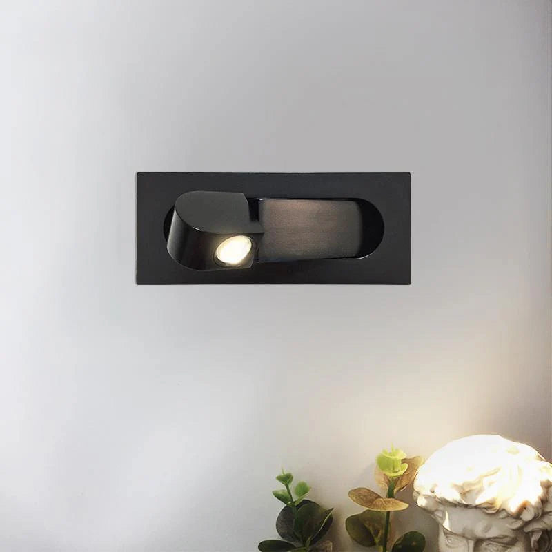 Nexex Square Adjustable Bedside Reading Wall Light - Letslighting