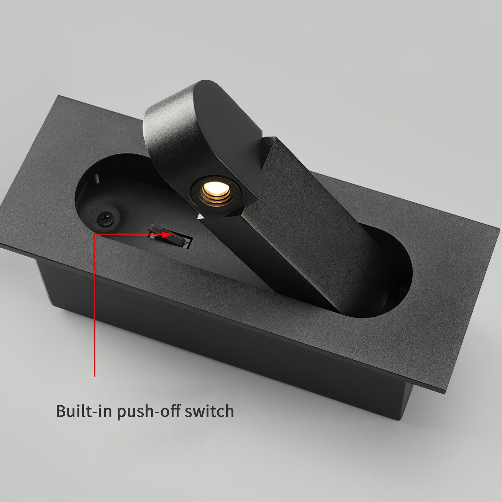 Duvin Adjustable Black LED Wall Lamp - Letslighting