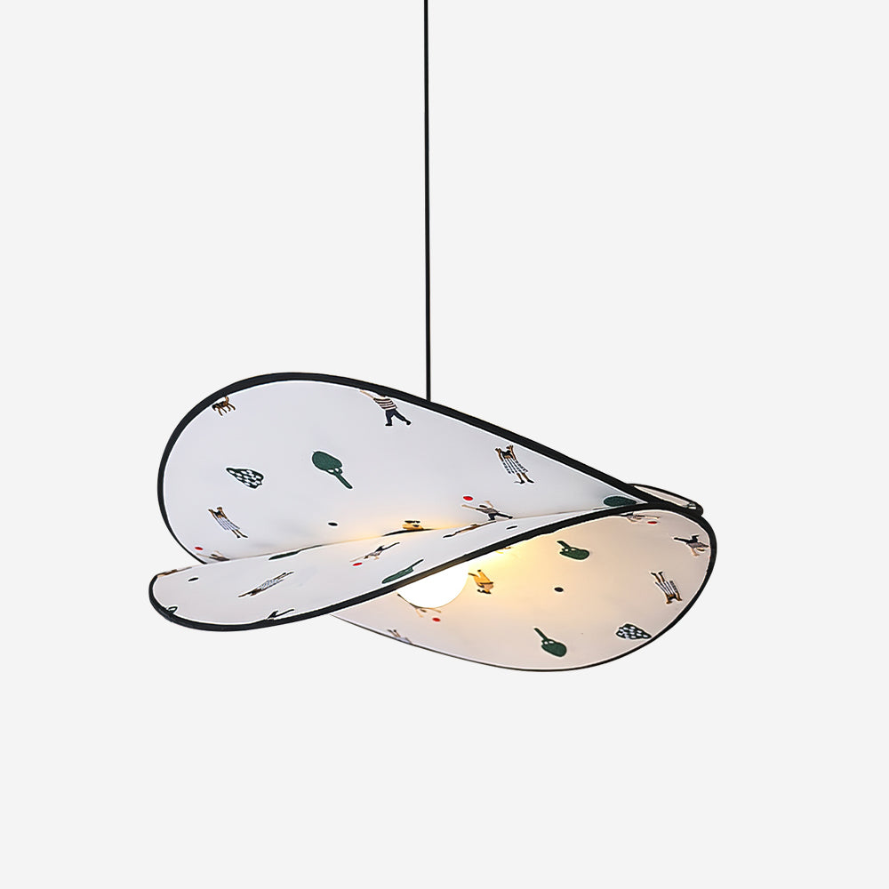 Dika Pendant Lamp Fabric Double-Layer - Letslighting