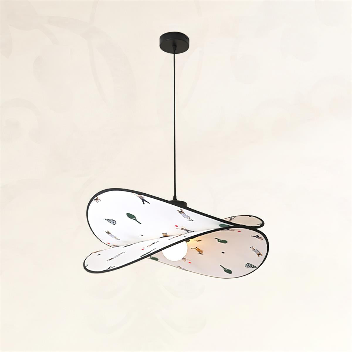Dika Pendant Lamp Fabric Double-Layer - Letslighting