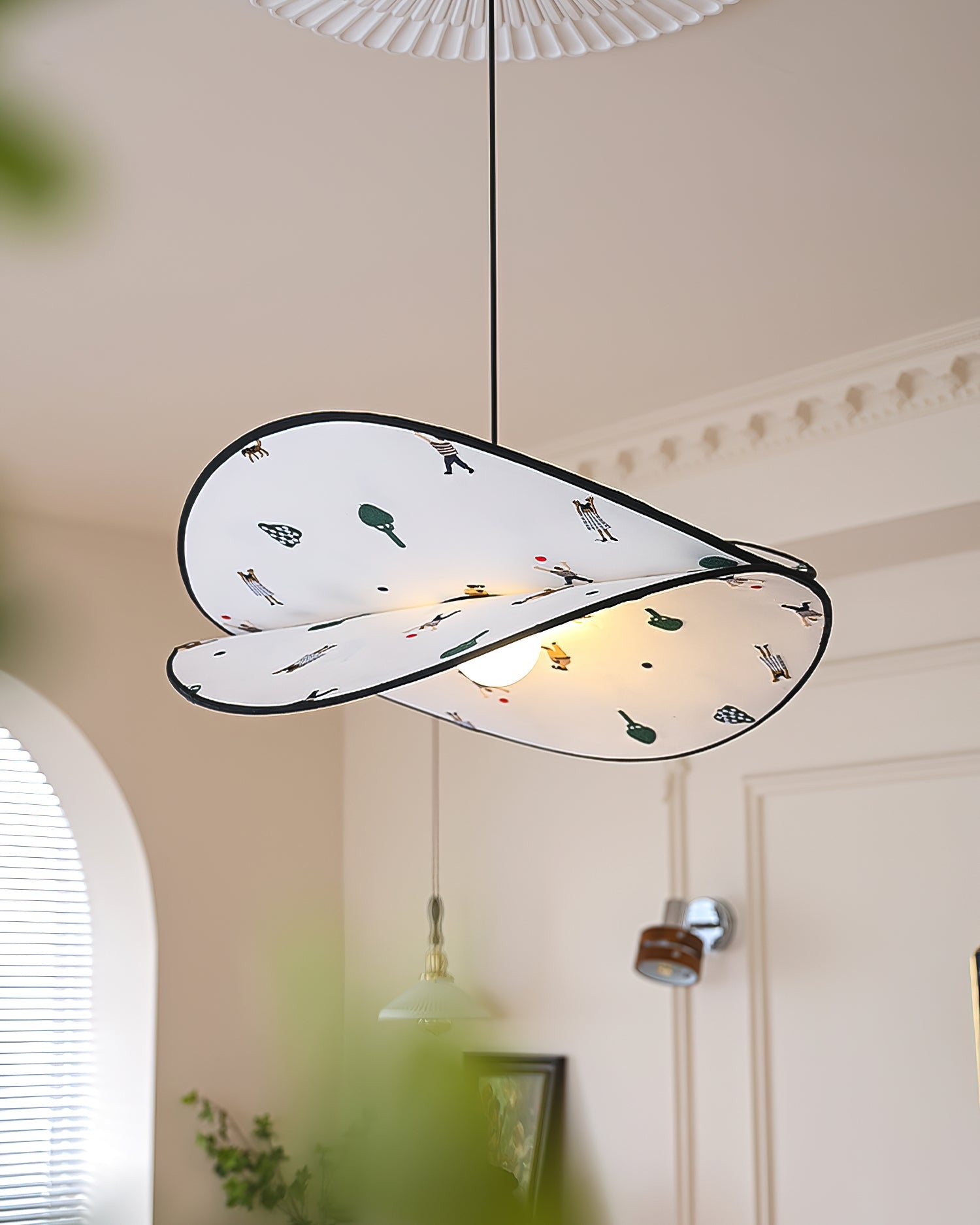 Dika Pendant Lamp Fabric Double-Layer - Letslighting