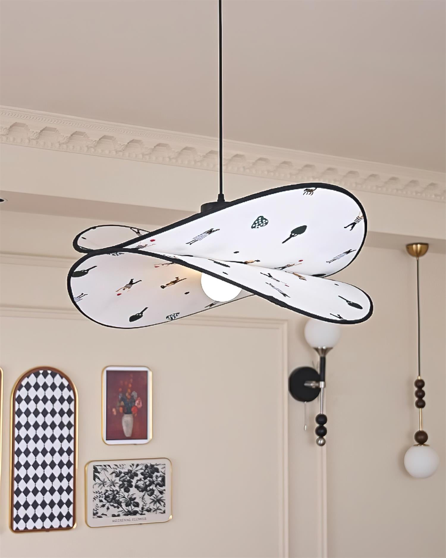 Dika Pendant Lamp Fabric Double-Layer - Letslighting