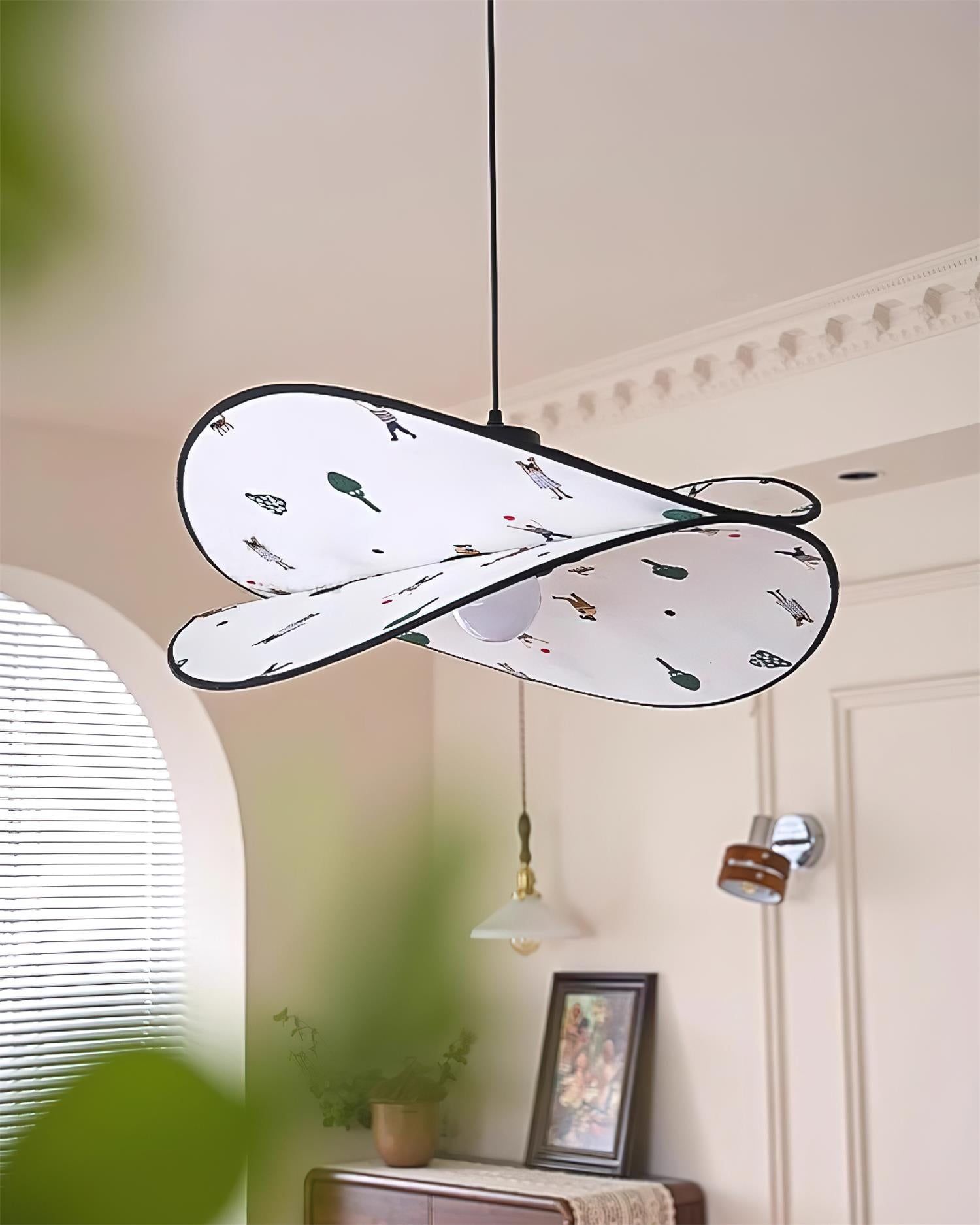 Dika Pendant Lamp Fabric Double-Layer - Letslighting