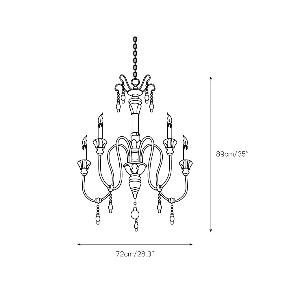 Epoch Postmodern Luxury Wood Chandelier - Letslighting