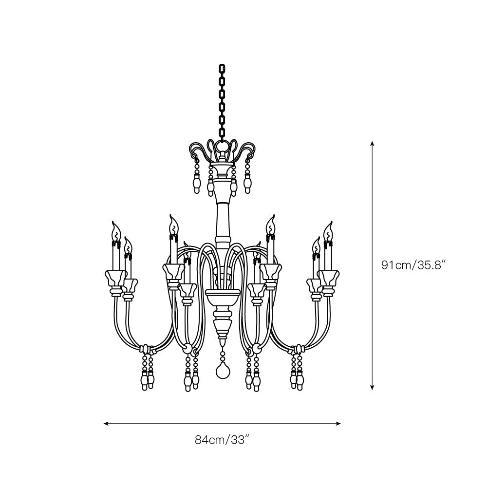 Epoch Postmodern Luxury Wood Chandelier - Letslighting