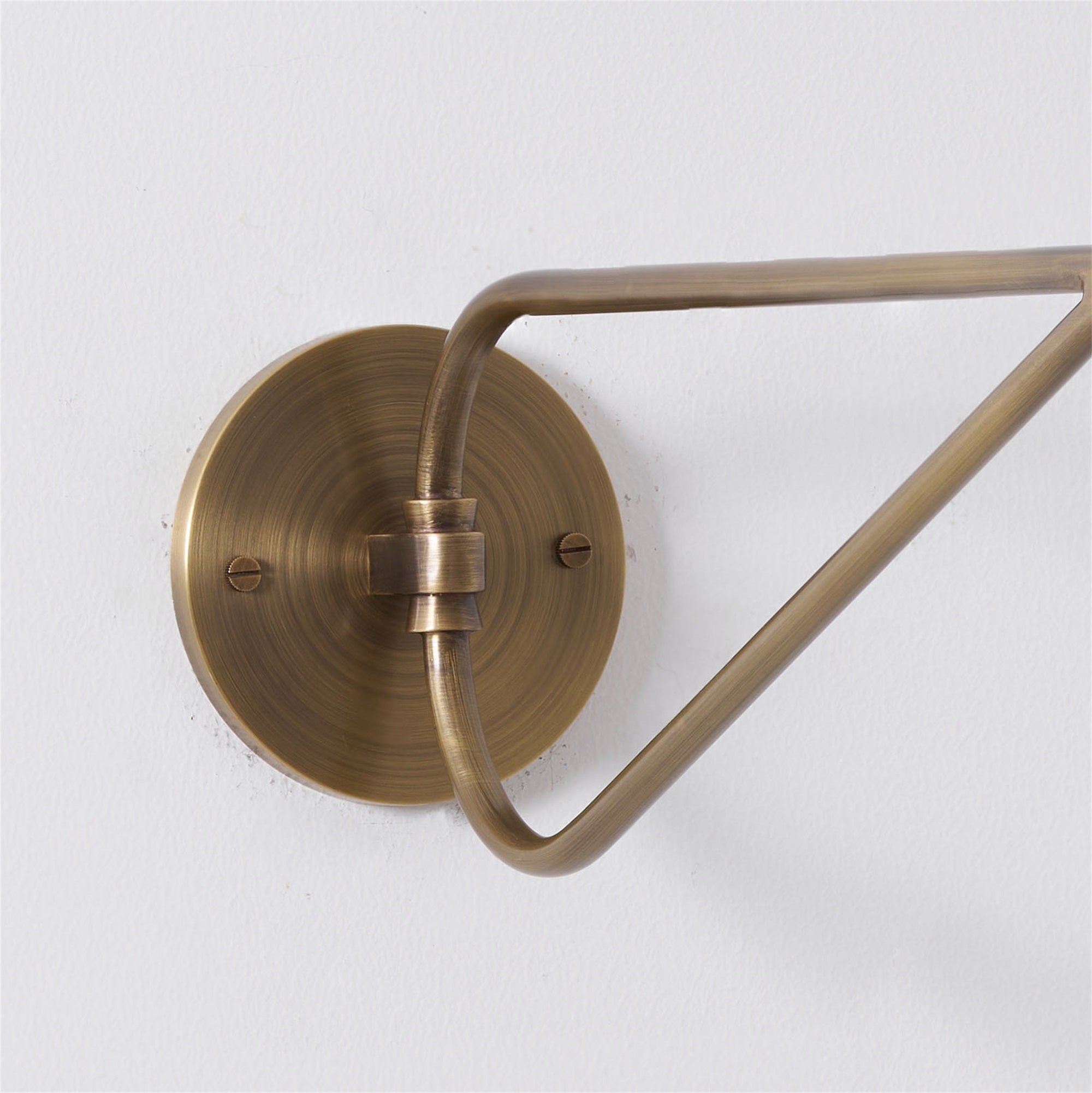 Hymn Vintage Brass Fabric Wall Lamp - Letslighting