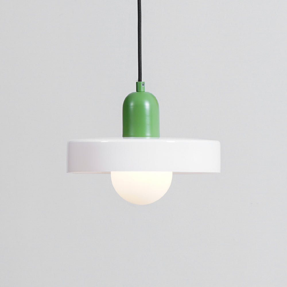 Ideal Modern Minimalist Disc Orb Glass Pendant Light - Letslighting
