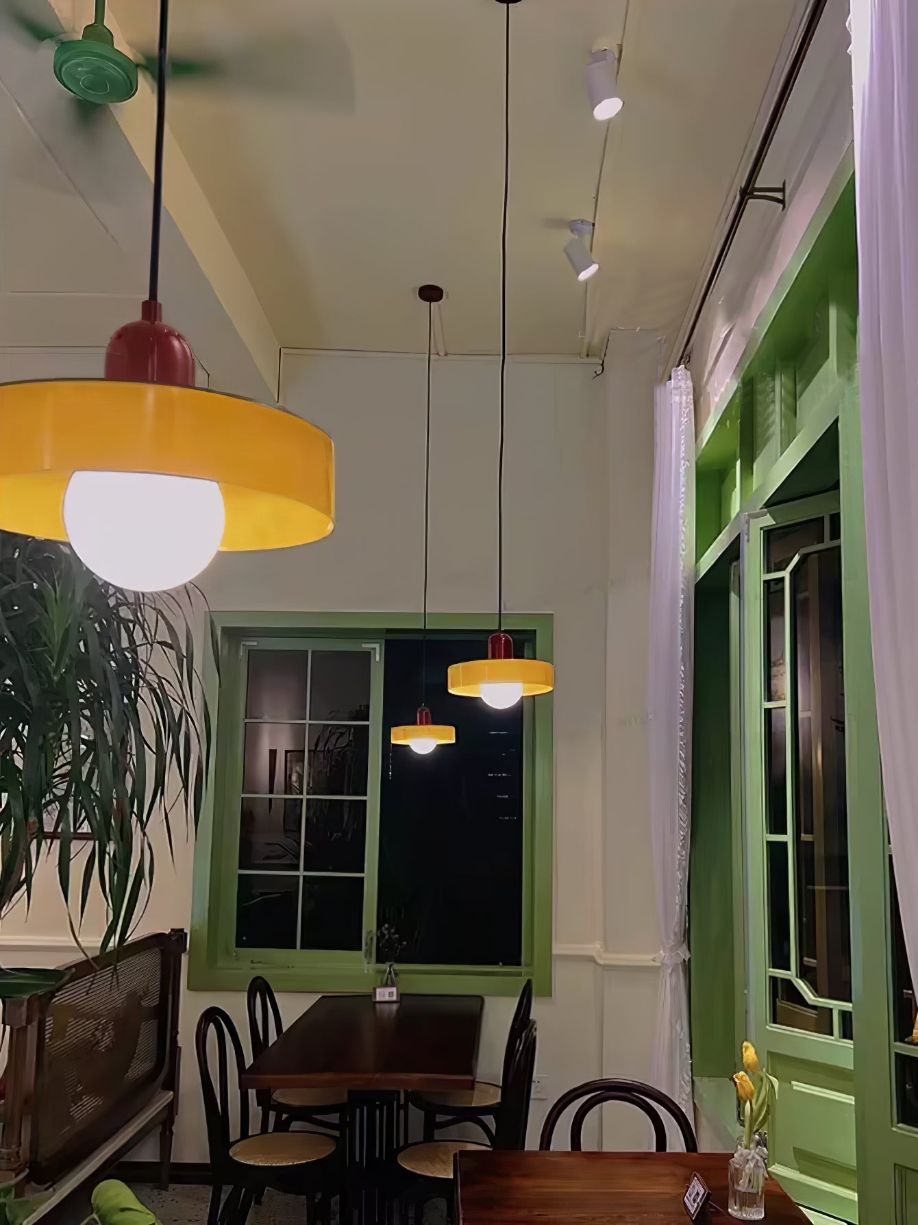Ideal Modern Minimalist Disc Orb Glass Pendant Light - Letslighting