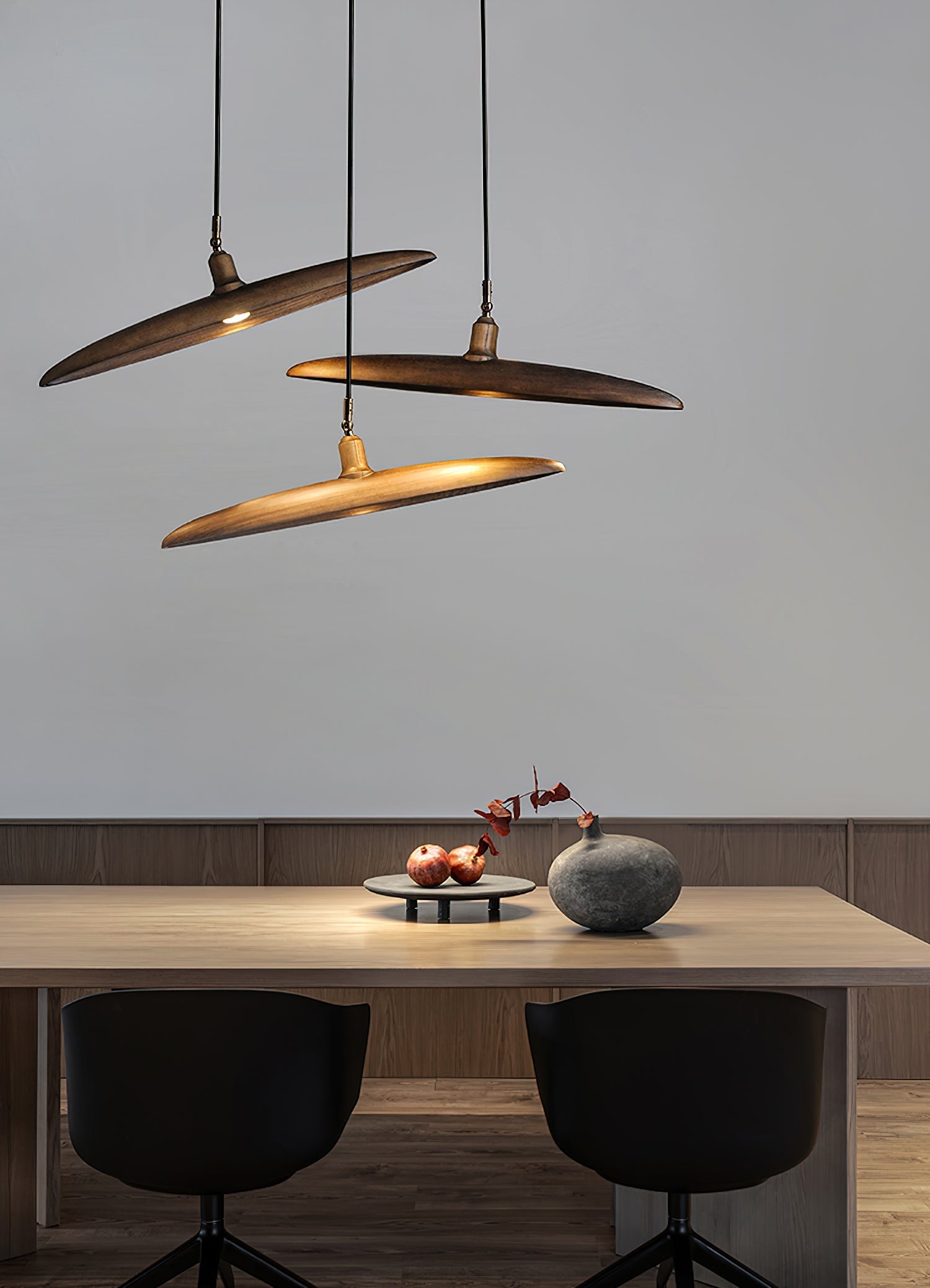 Zelirira Blade Wood Pendant Light - Letslighting