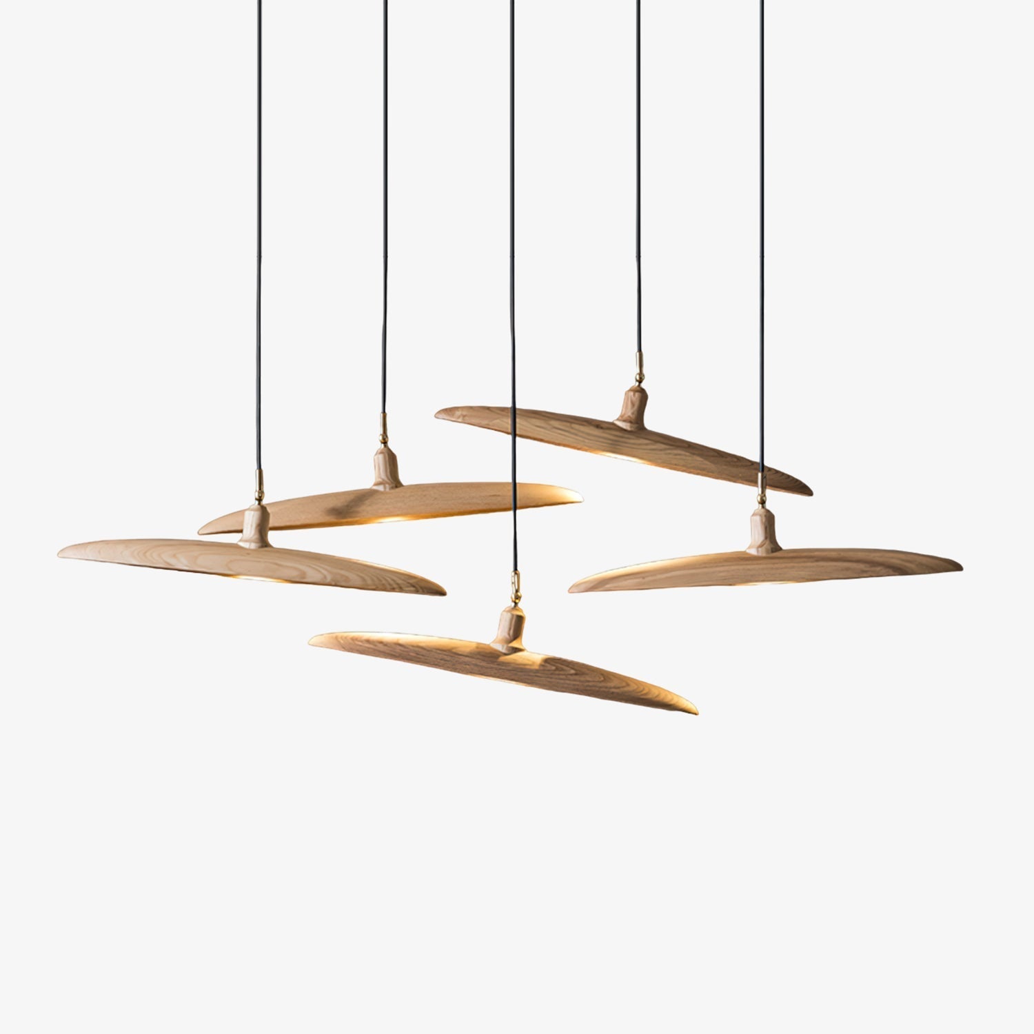 Zelirira Blade Wood Pendant Light - Letslighting