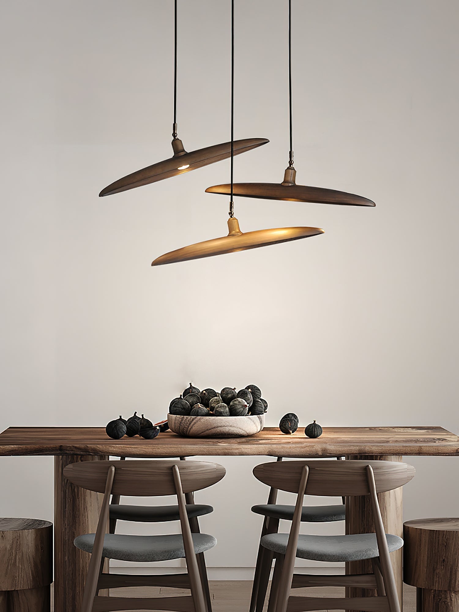 Zelirira Blade Wood Pendant Light - Letslighting