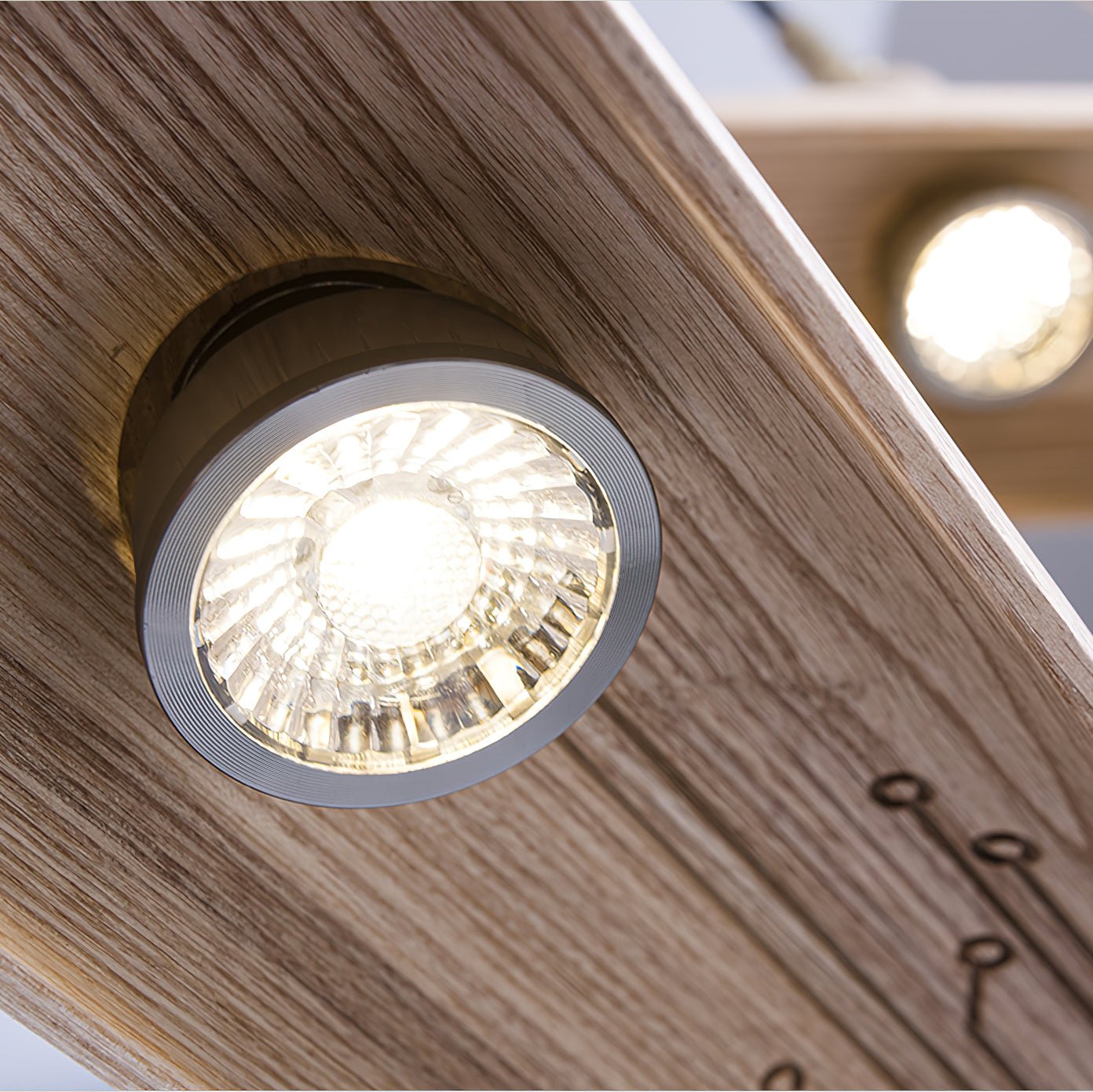 Zelirira Blade Wood Pendant Light - Letslighting