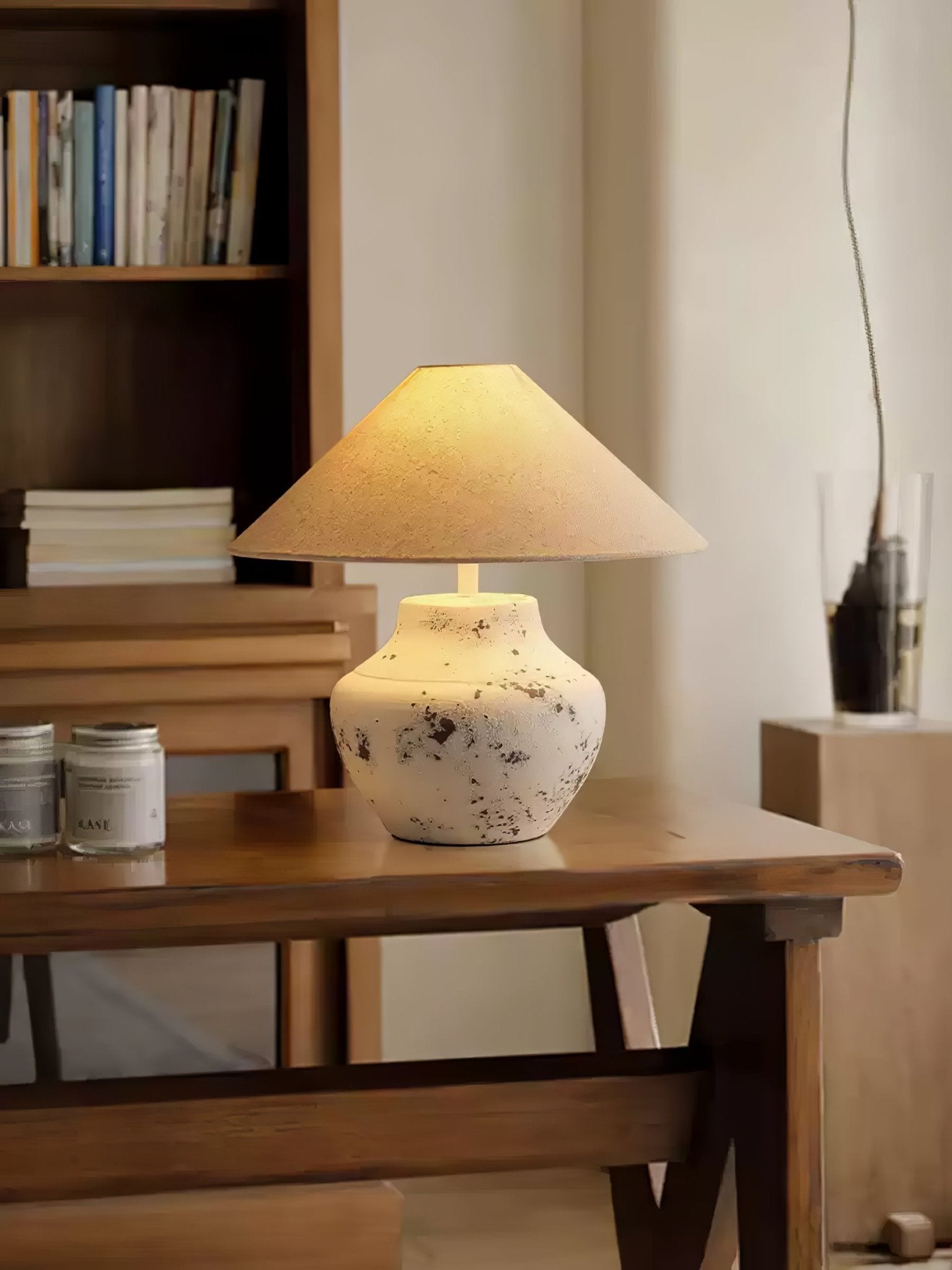 Atticus Modern Ceramics Table Lamp - Letslighting