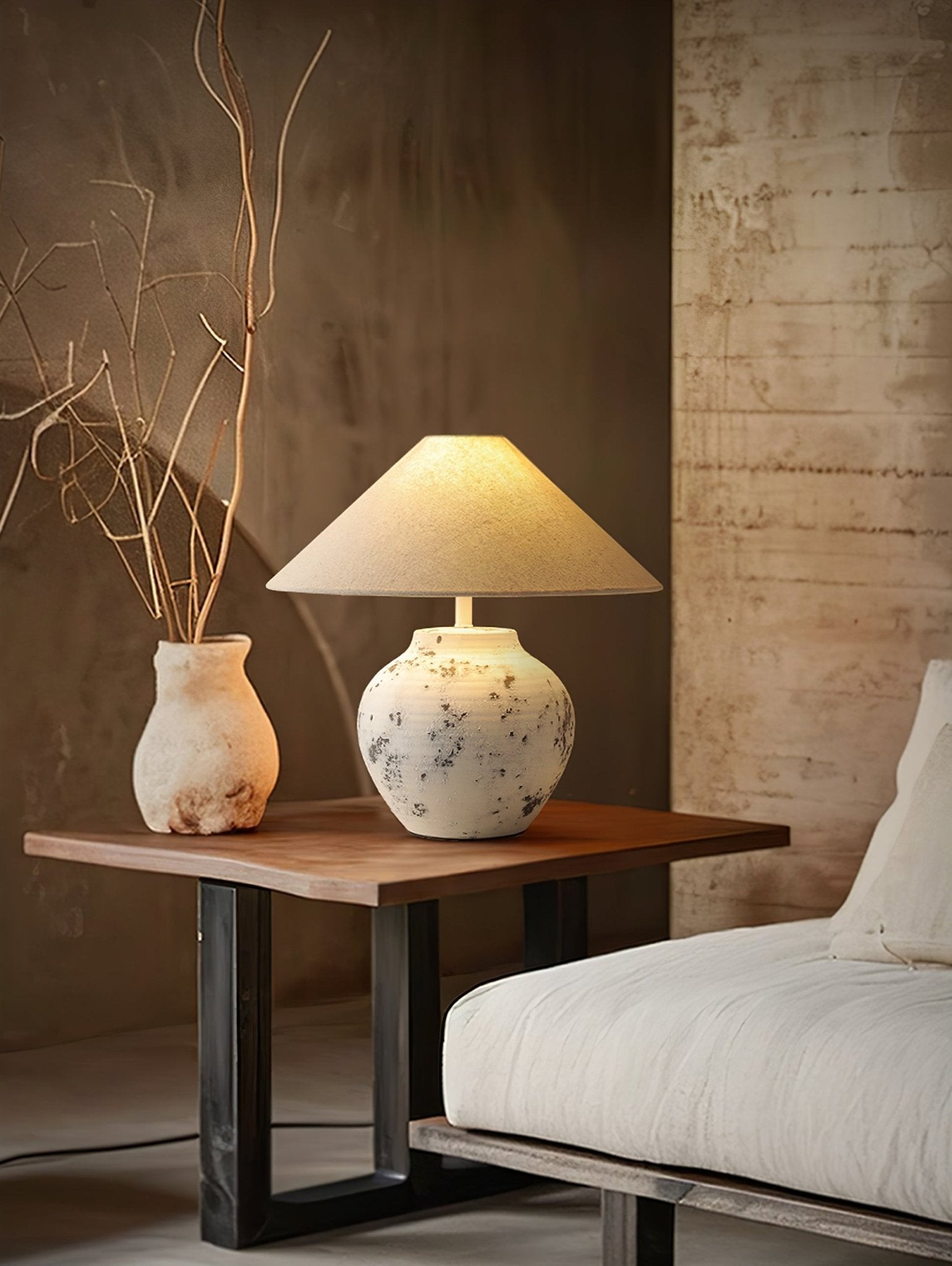 Atticus Modern Ceramics Table Lamp - Letslighting
