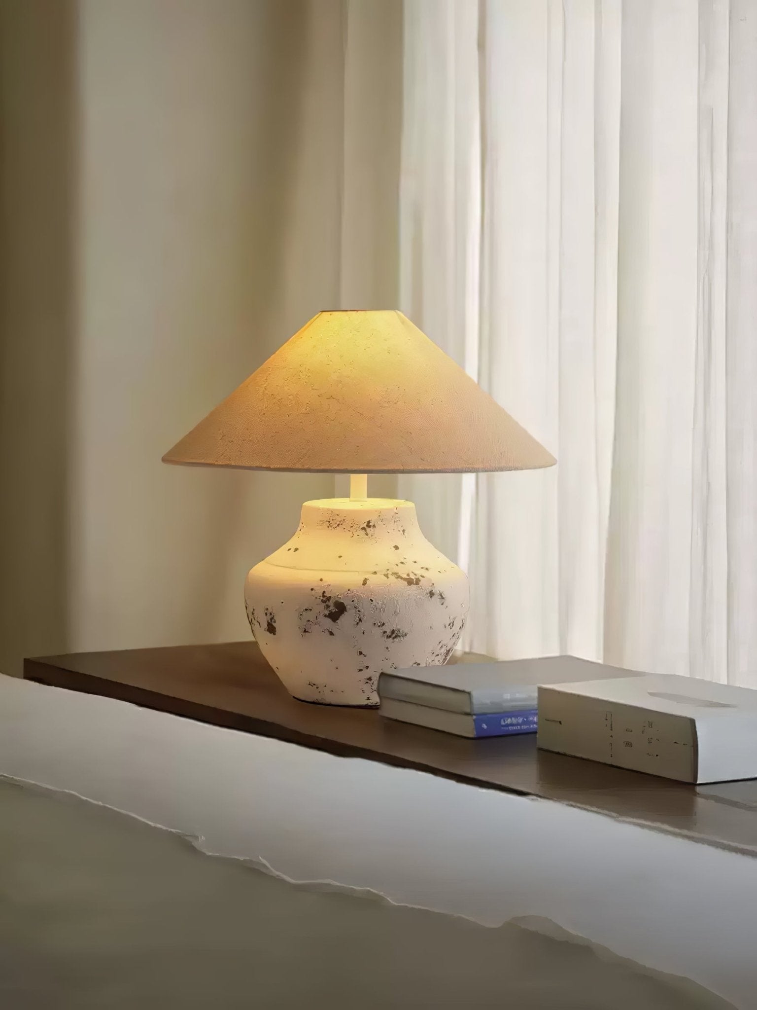 Atticus Modern Ceramics Table Lamp - Letslighting