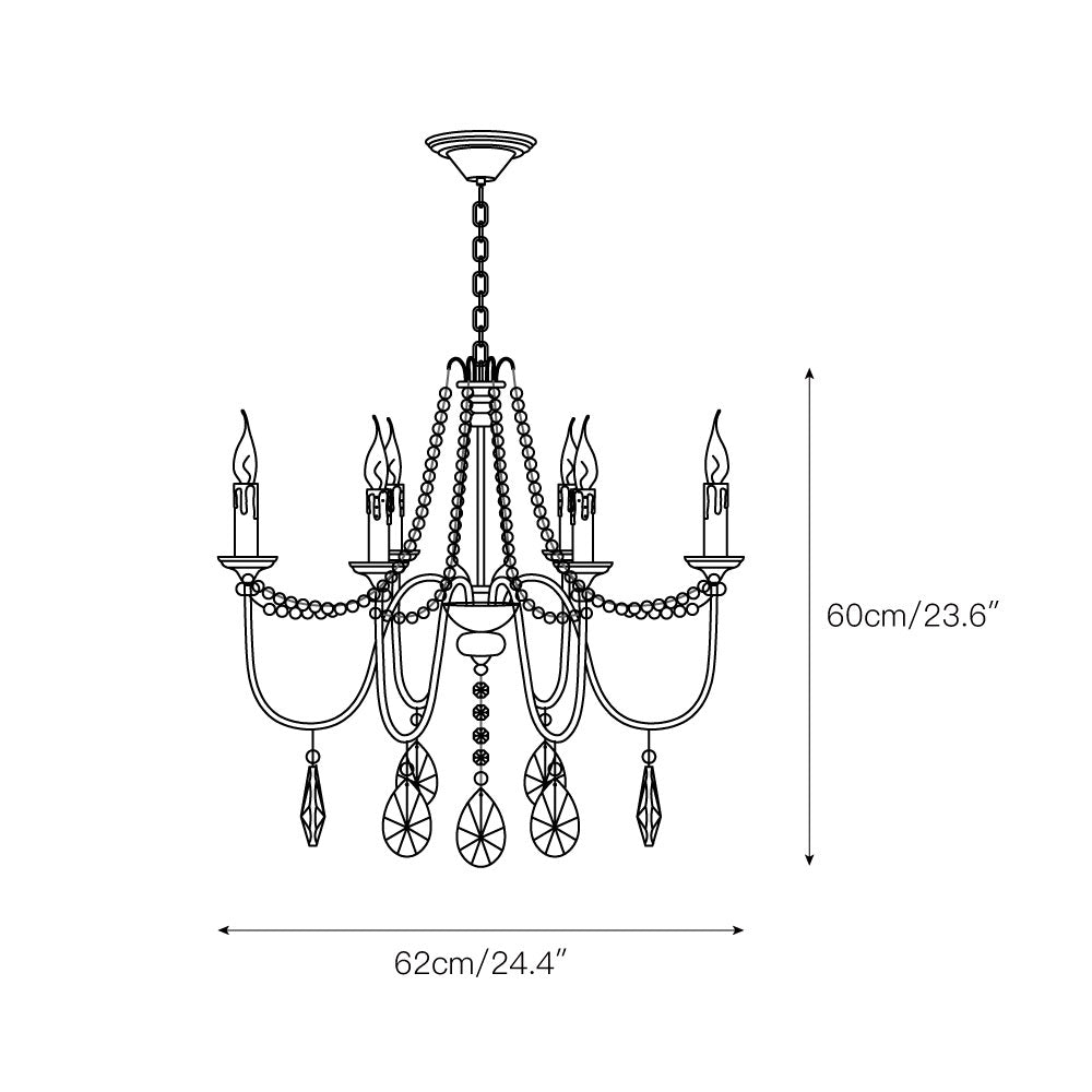 Mote Postmodern Luxury Brass Crystal Chandelier - Letslighting