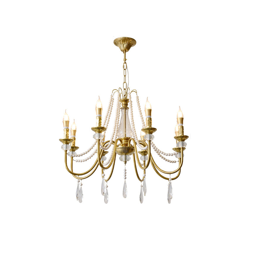 Mote Postmodern Luxury Brass Crystal Chandelier - Letslighting