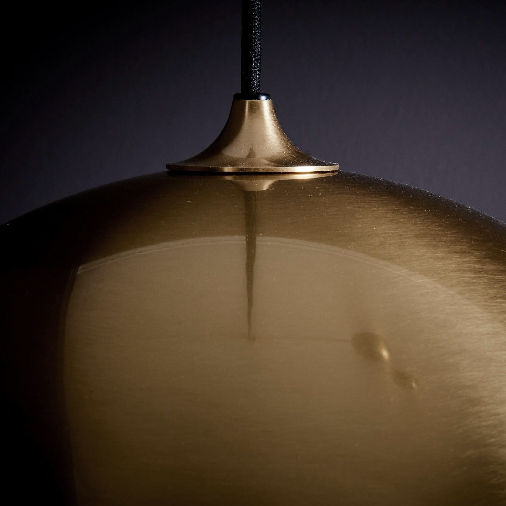 Omen Modern Minimalist Dome Balance Brass Pendant Lamp - Letslighting