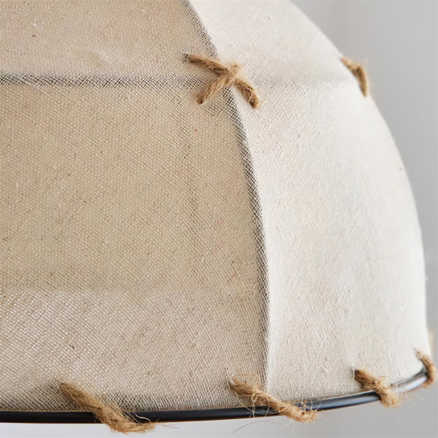Pendant Light Fabric Dome Shade Vintage Minimalist Soft Glow - Letslighting