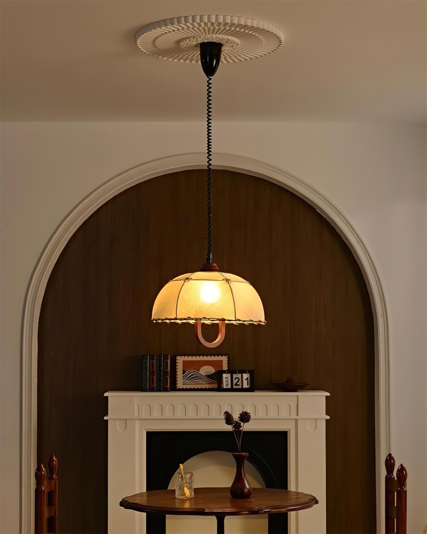 Domea Pendant Lamp Fabric Umbrella Shade - Letslighting