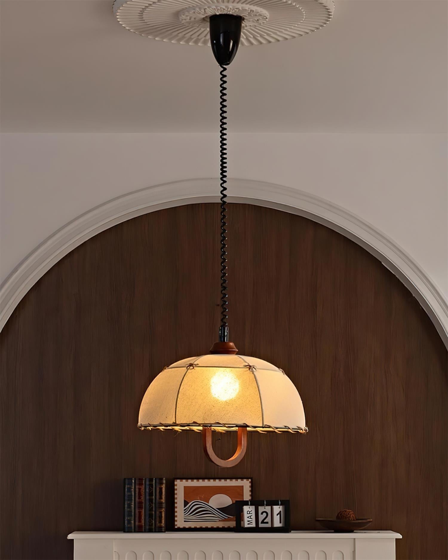 Domea Pendant Lamp Fabric Umbrella Shade - Letslighting