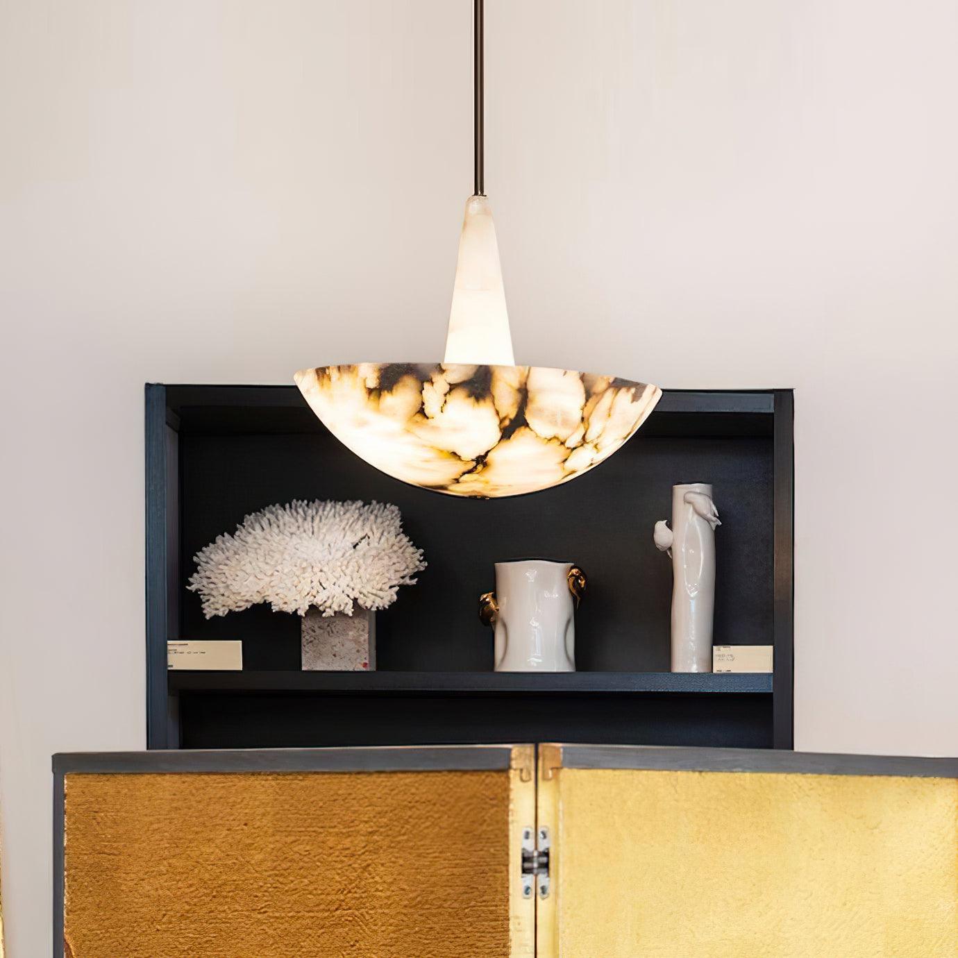 Umiros Alabaster Pendant Light Chandelier - Letslighting
